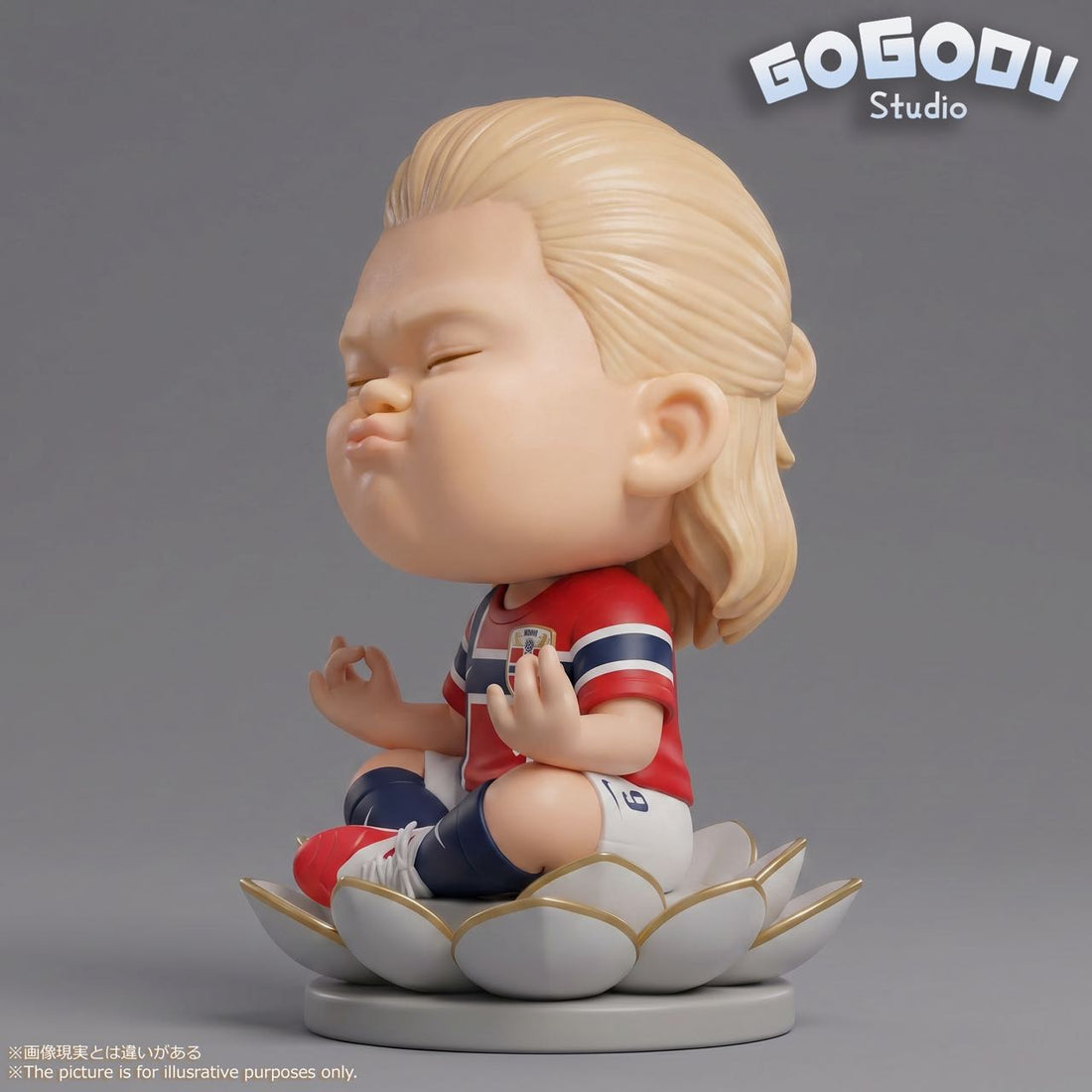 Football Player GOGODU Studio Haaland Meditation