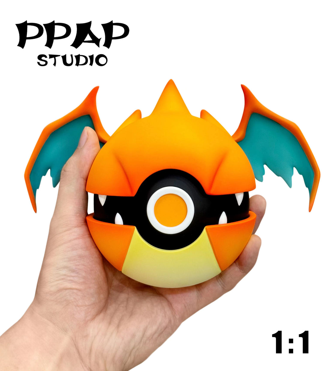 Pokemon PPAP Studio XY Charizard PokeBall Resin Statue