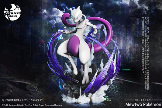Pokémon Mew Moon Studio Mew x Mewtwo Pokédex Series 1th Resin Statue [PRE-ORDER]