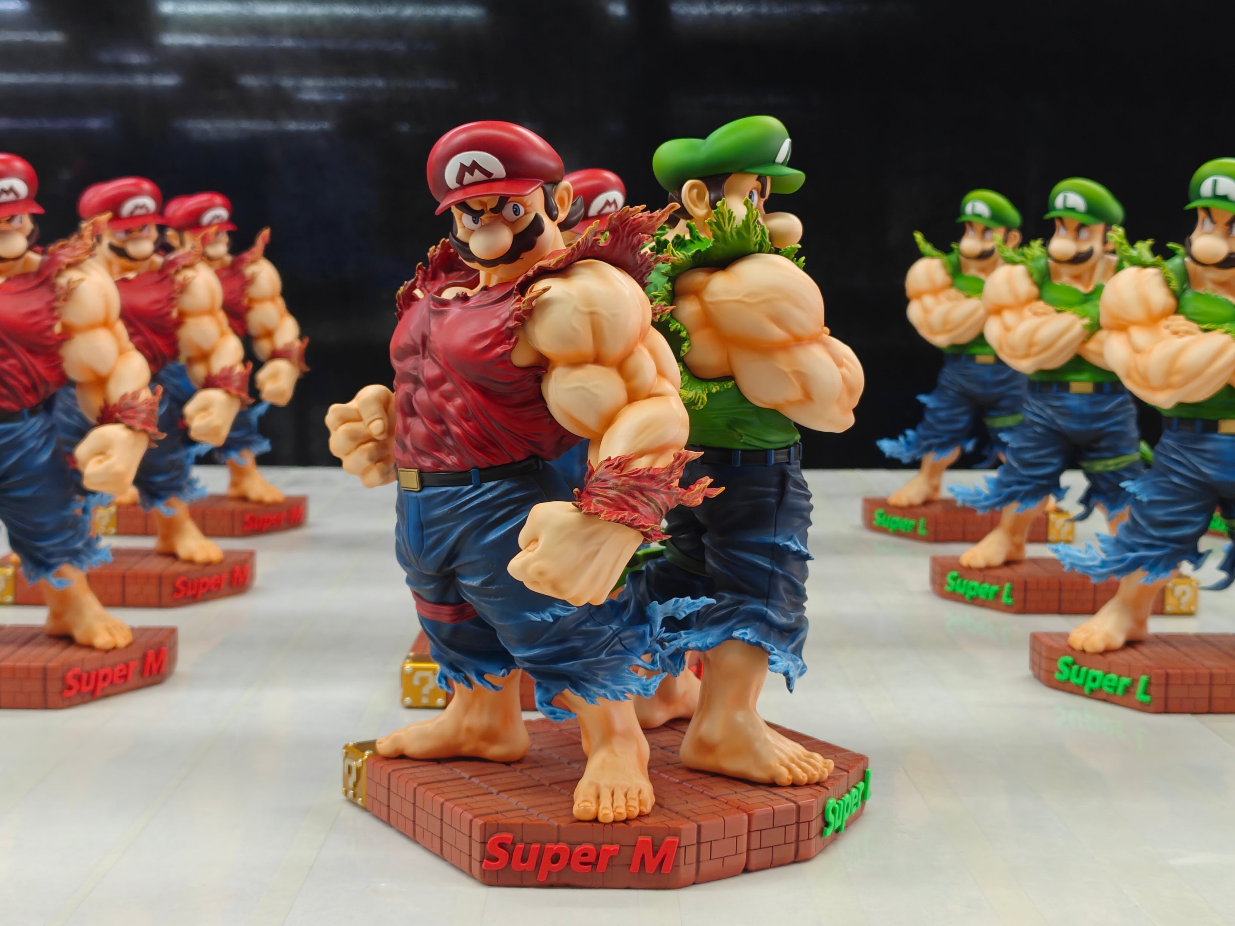 Super Mario Panshi Studio Mario x Luigi – ClubHouse Statues