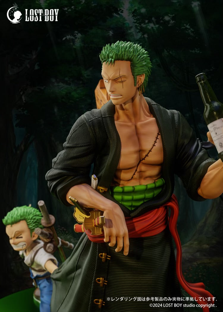 One Piece Lost Boy Studio Zoro Adult x Childhood Resin Statue