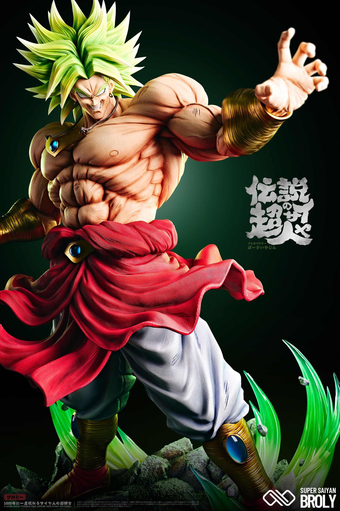 Dragon Ball Infinite Studio Broly Legendary SSJ Resin Statue
