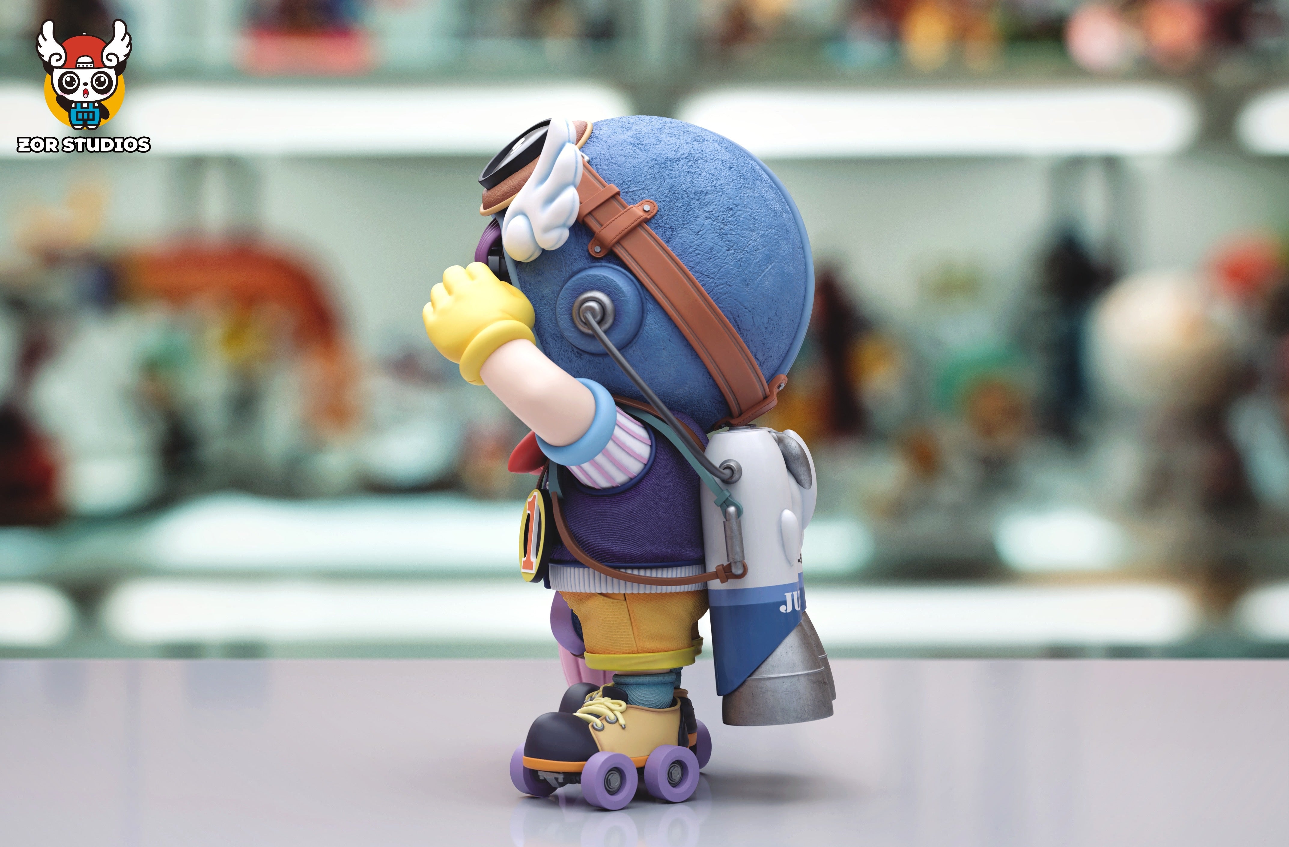 人形 LeeRue Dr Slump ZOR Studio Arale Pilot Resin Statue – ClubHouse Statues