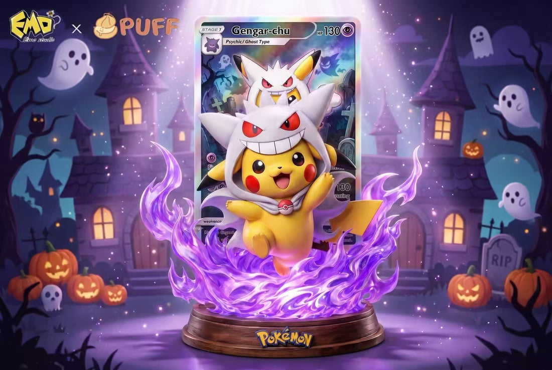 Pokémon Emo X Puff Studio Gengar Pikachu