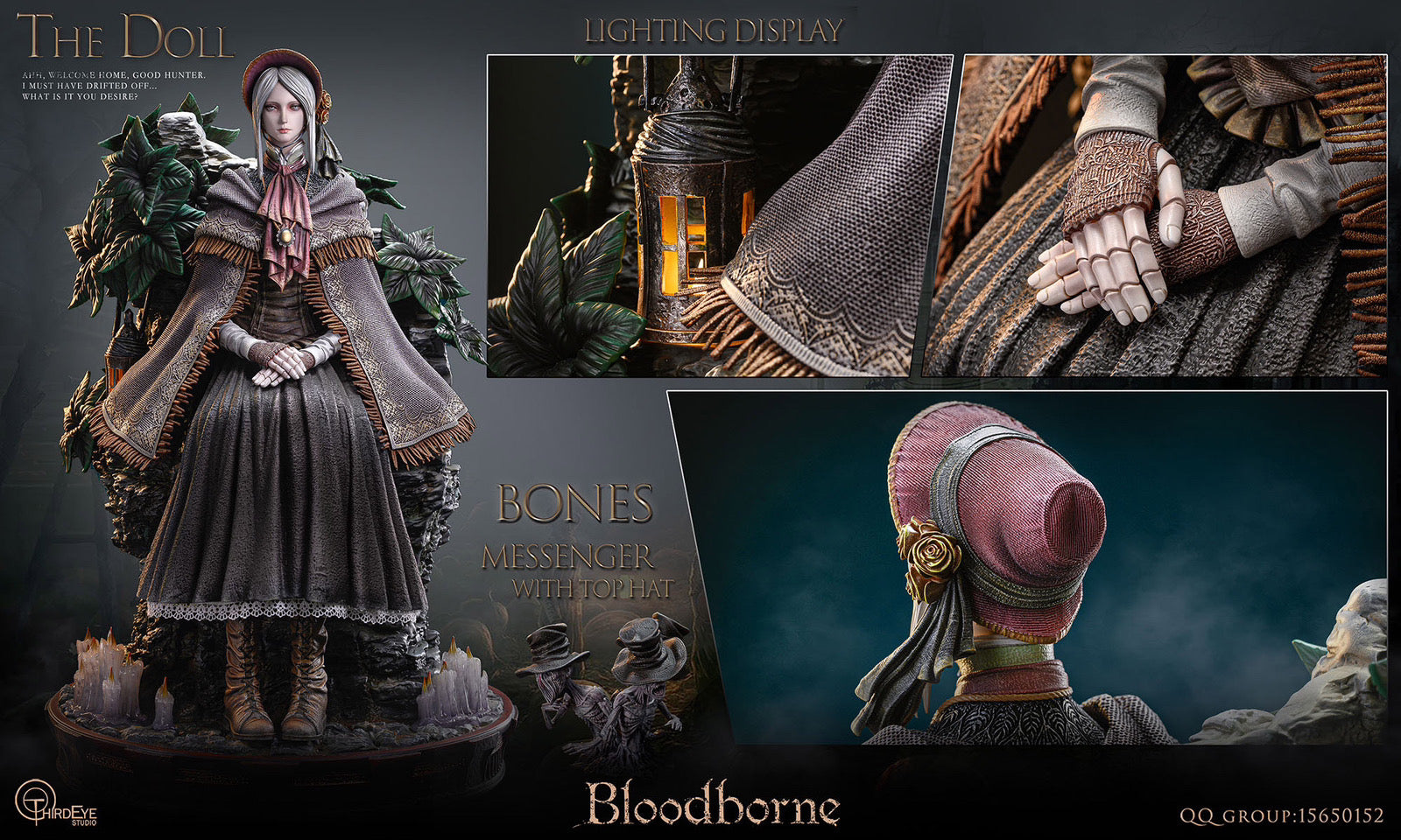 Bloodborne Third Eye Studio The Doll Resin Statue