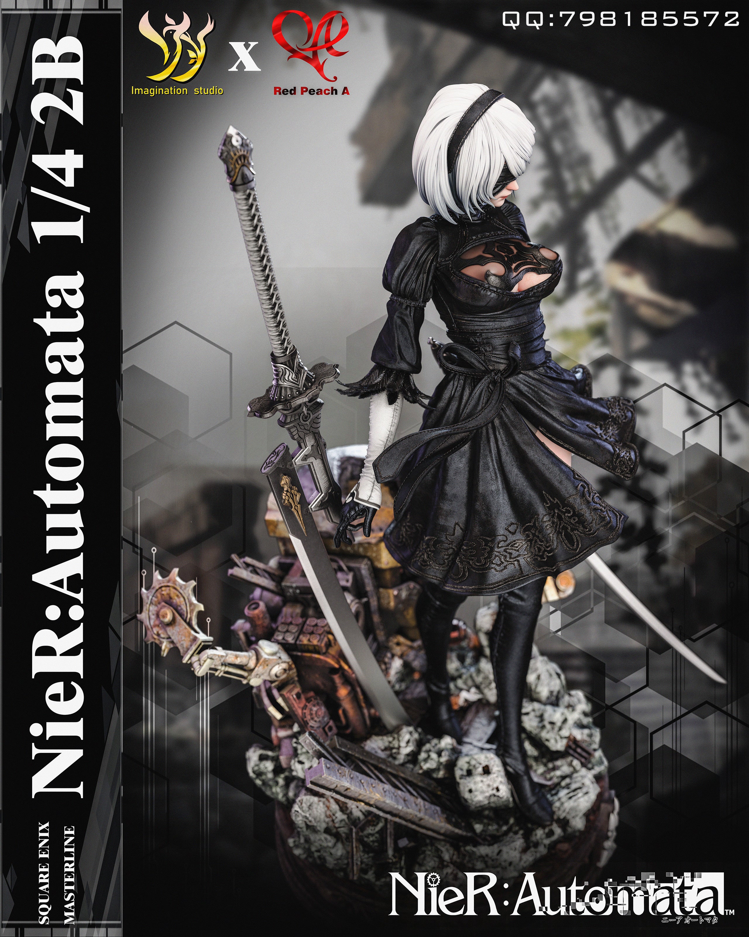 NieR: Automata 2B スタチュー NIER:AUTOMATA STATUETTE - 2B (YORHA NO. 2 TYPE B) - (FIGURE