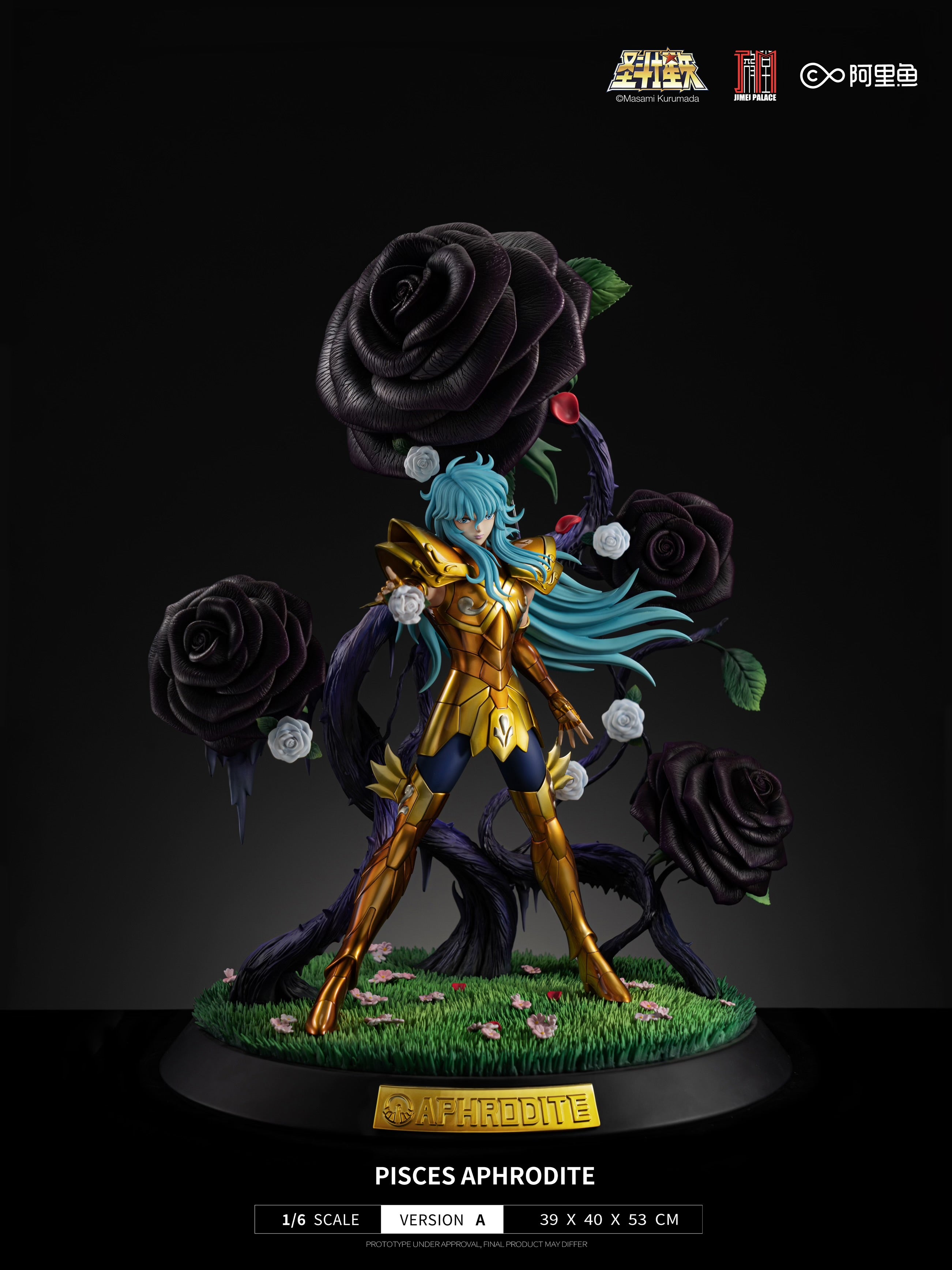 Saint Seiya Jimei Palace Aphrodite Pisces Licensed Resin Statue