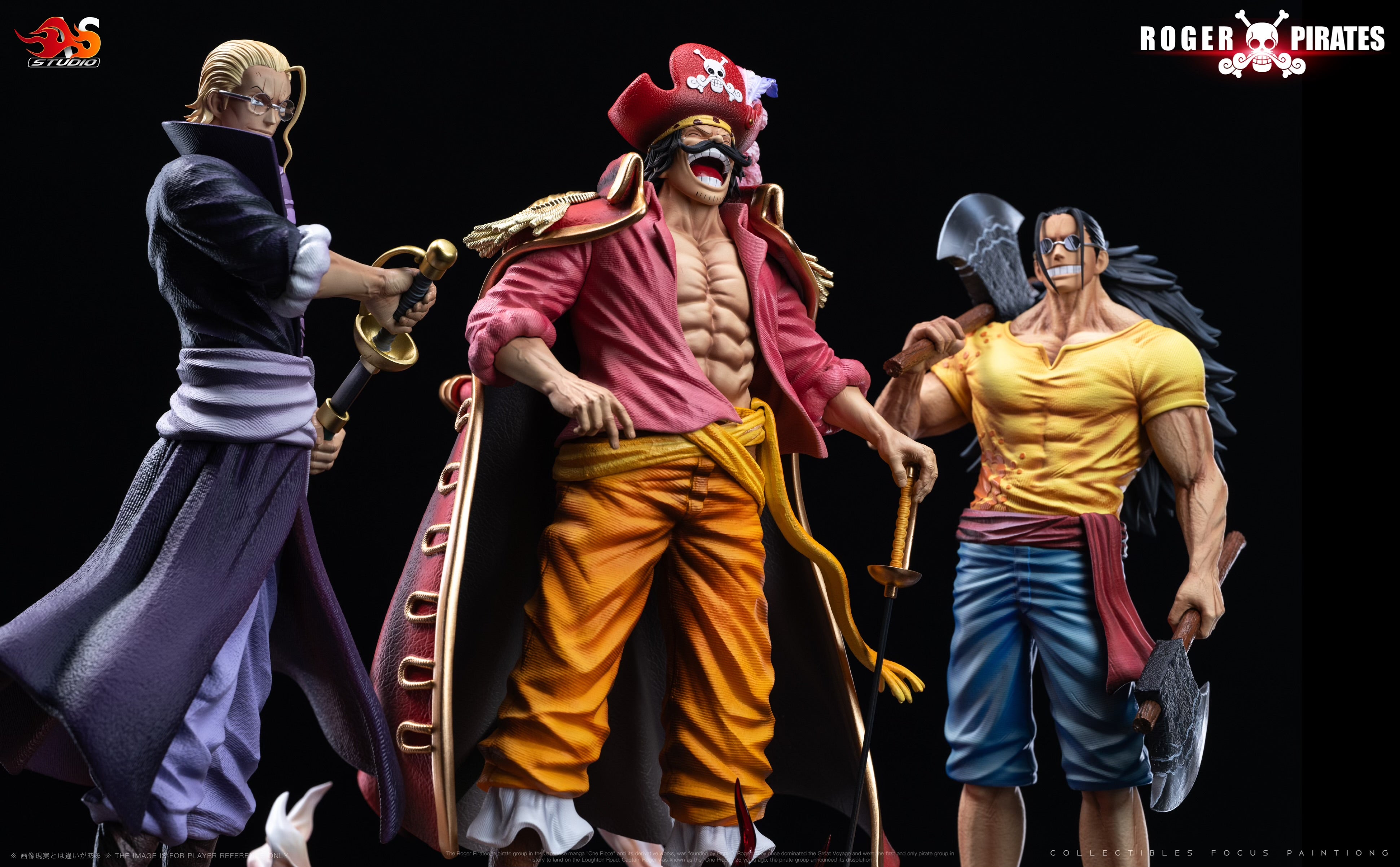One Piece AS Studio Scopper Gaban x Gol D Roger x Silvers Rayleigh