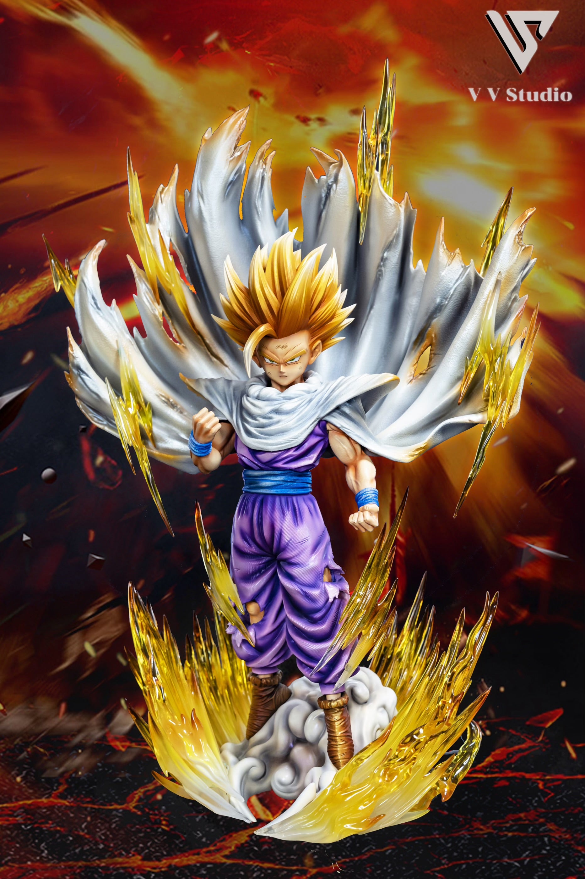FIGURE DRAGON BALL Gohan Ssj2 Statue / Pvc 10 cm - action pose Vol.4 FIGURE DRAGON BALL Gohan Ssj2 Statue / Pvc 10 cm - action pose Vol.4
