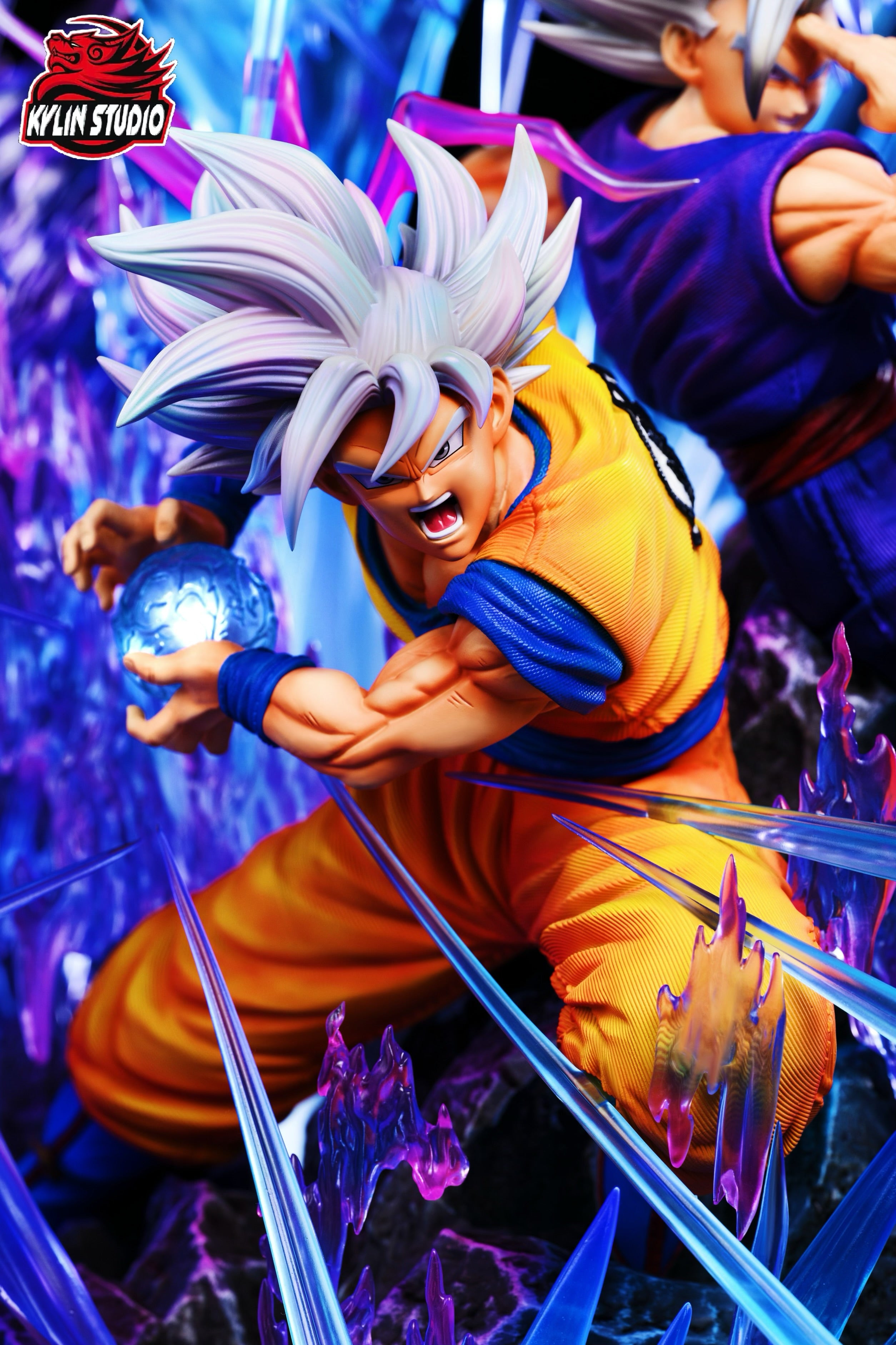 Dragon Ball Kylin Studio Goku UI x Gohan Beast – ClubHouse Statues