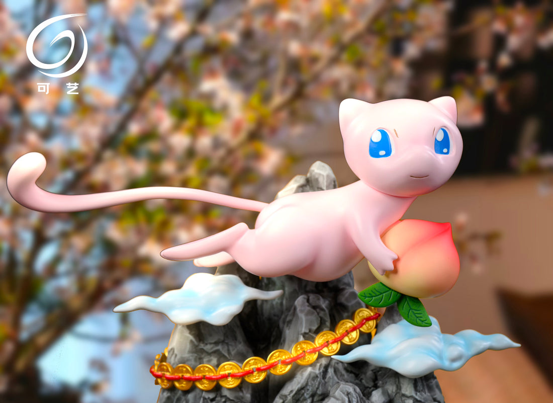 Pokemon Ke Ki Mo Wan Studio Fortune Mew Resin Statue