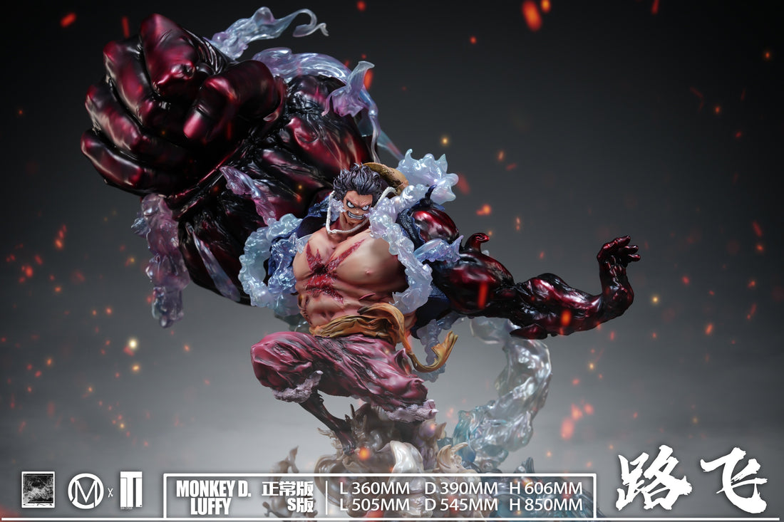 One Piece Iron Curtain Studio Gear 4 Luffy Resin Statue