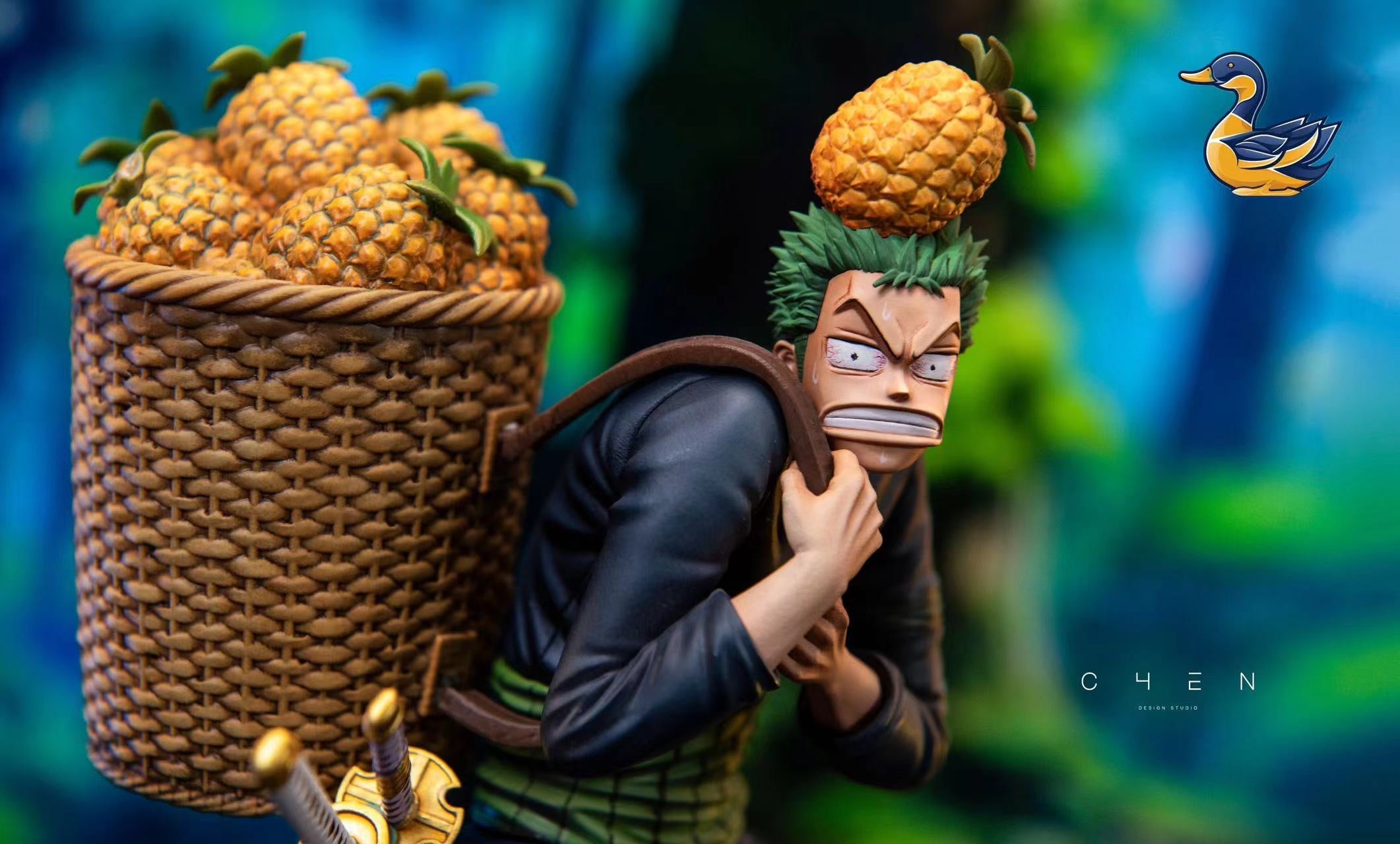 One Piece YN Studio Roronoa Zoro Pineapple Fall Resin Statue