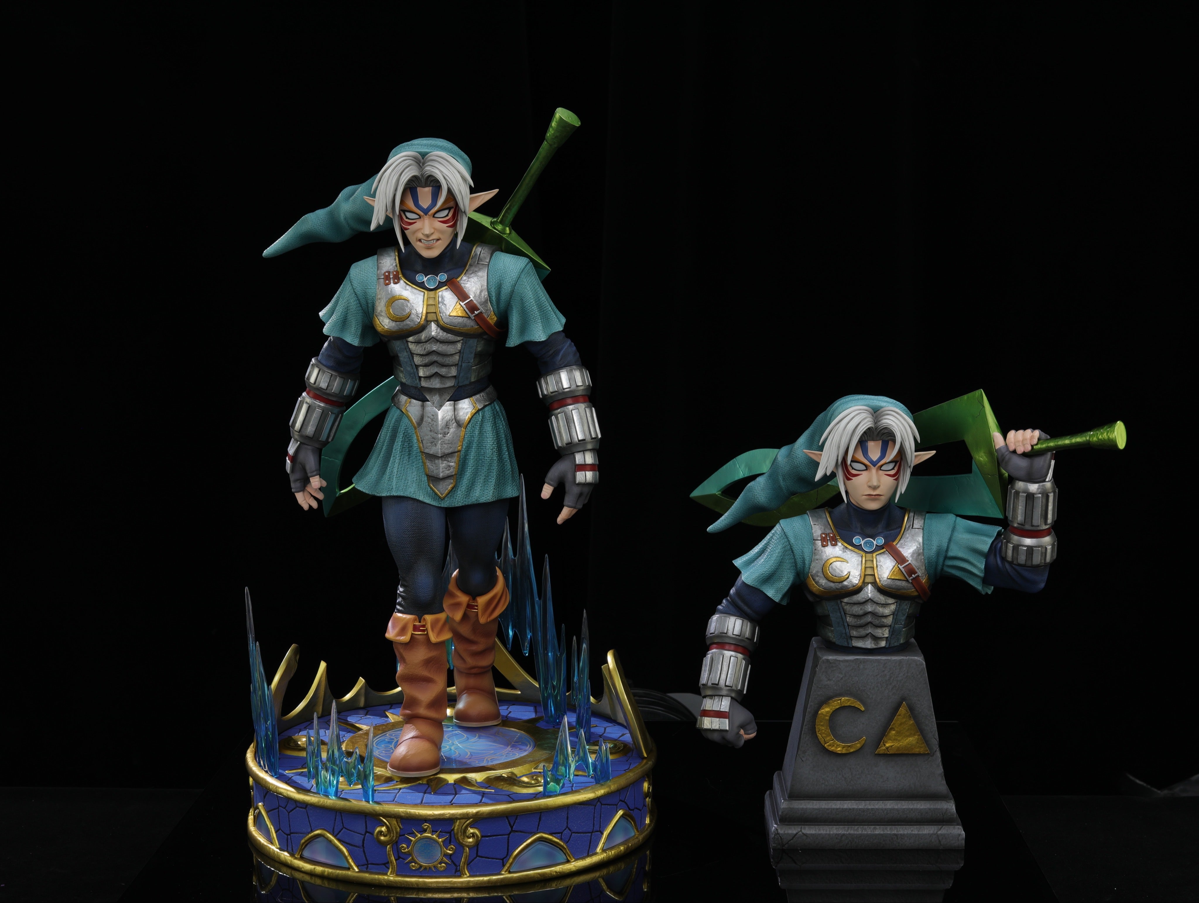 The Legend Of Zelda Kintsukuroi Creations Fierce Deity Link Resin