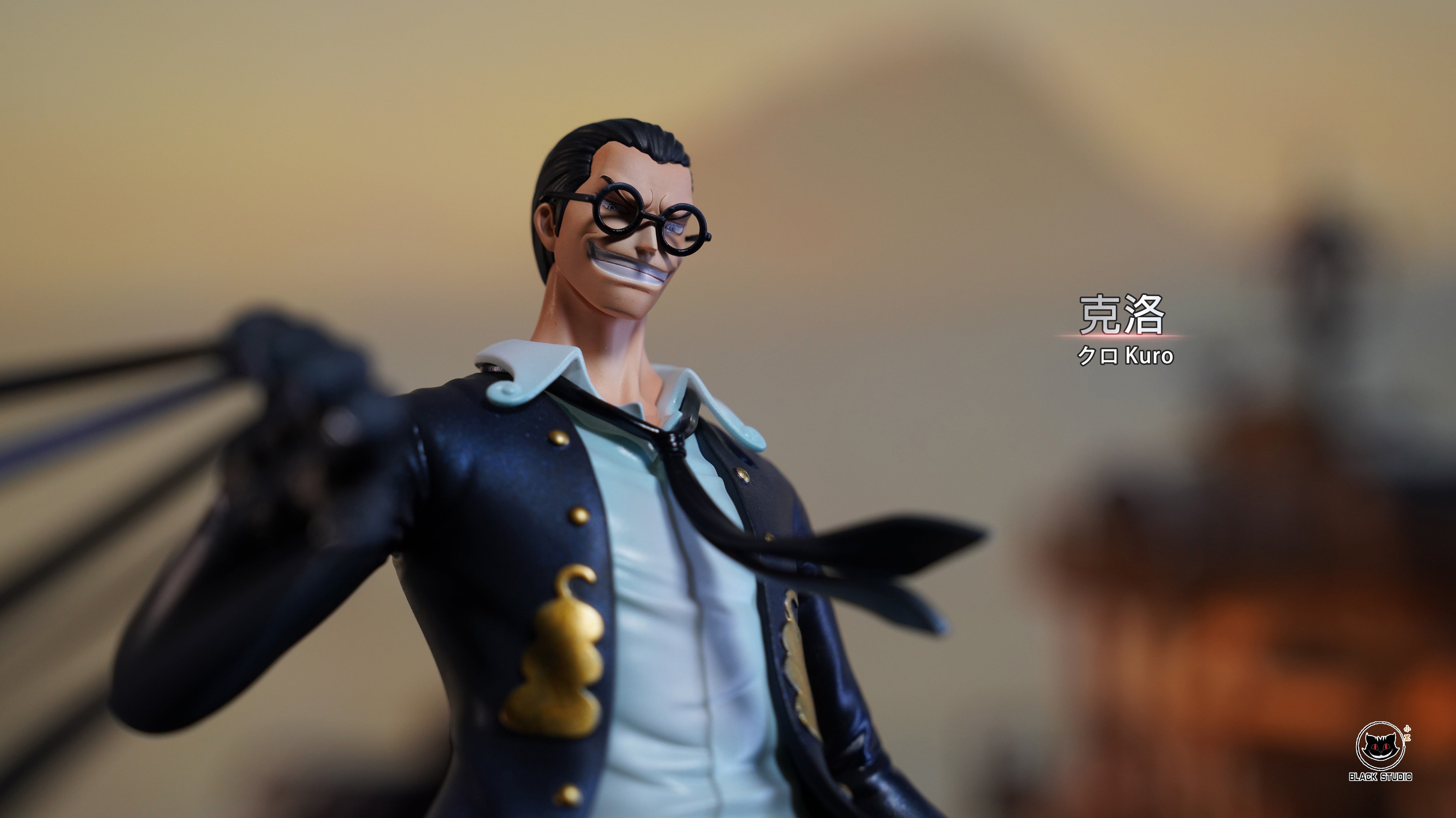 One Piece Black Studio Kuro x Zeff Resin Statue – ClubHouse Statues