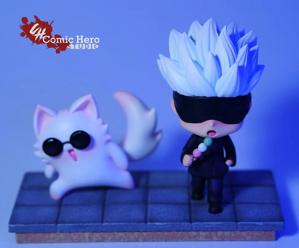 Jujutsu Kaisen Comic Hero Studio Satoru Gojo and Satoru Cat