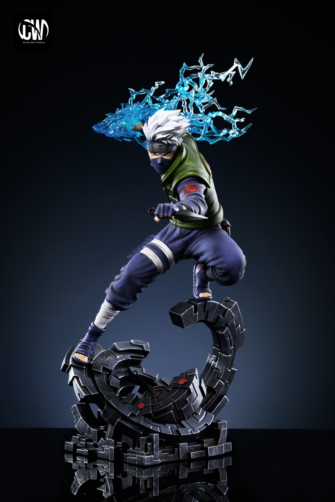 Naruto CW Studio Kakashi x Obito Resin Statue