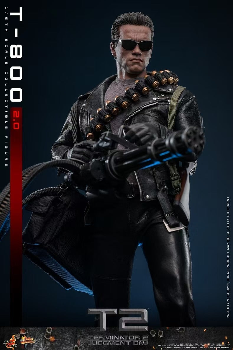 Terminator 2 Merchandise Terminator 2 Hot Toys Judgment Day T 800 2.0 Licensed PVC Figure ...
