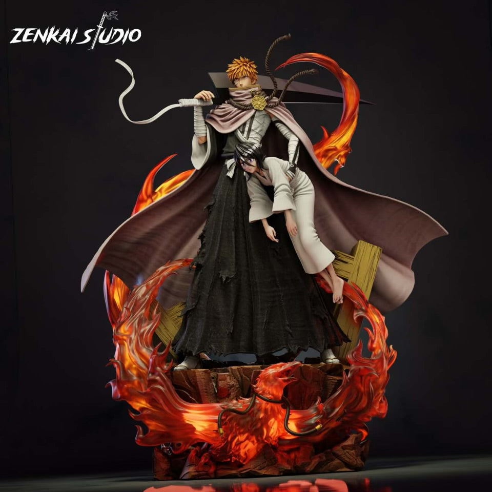 Bleach Zenkai Studio Ichigo x Rukia – ClubHouse Statues