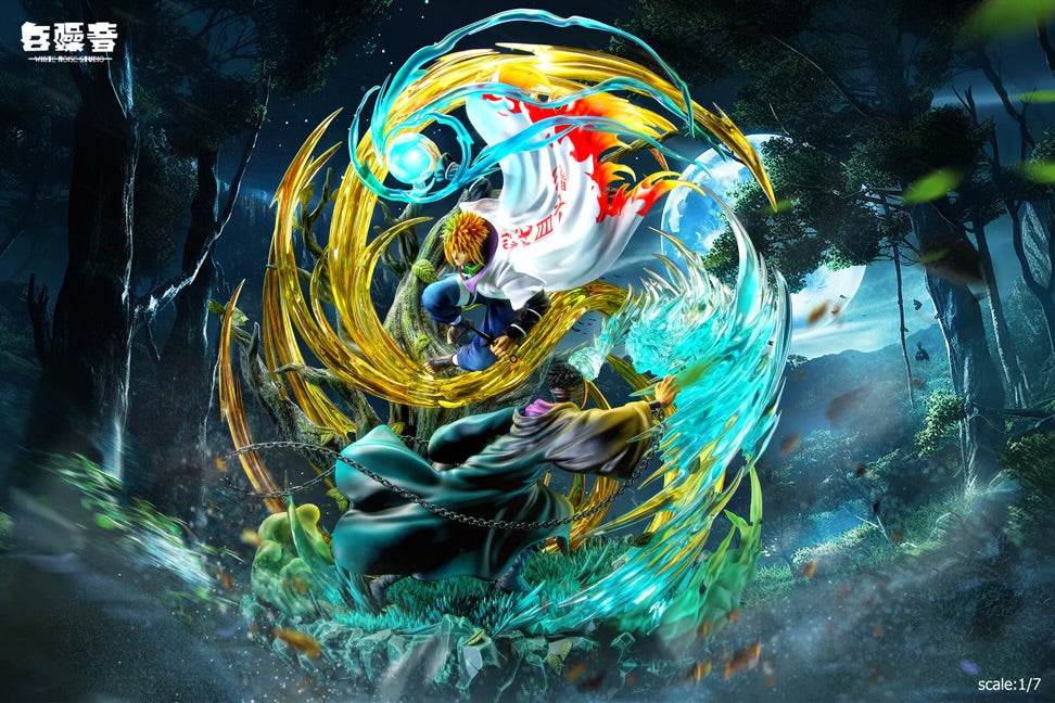 Naruto White Noise Studio Namikaze Minato VS Uchiha Obito