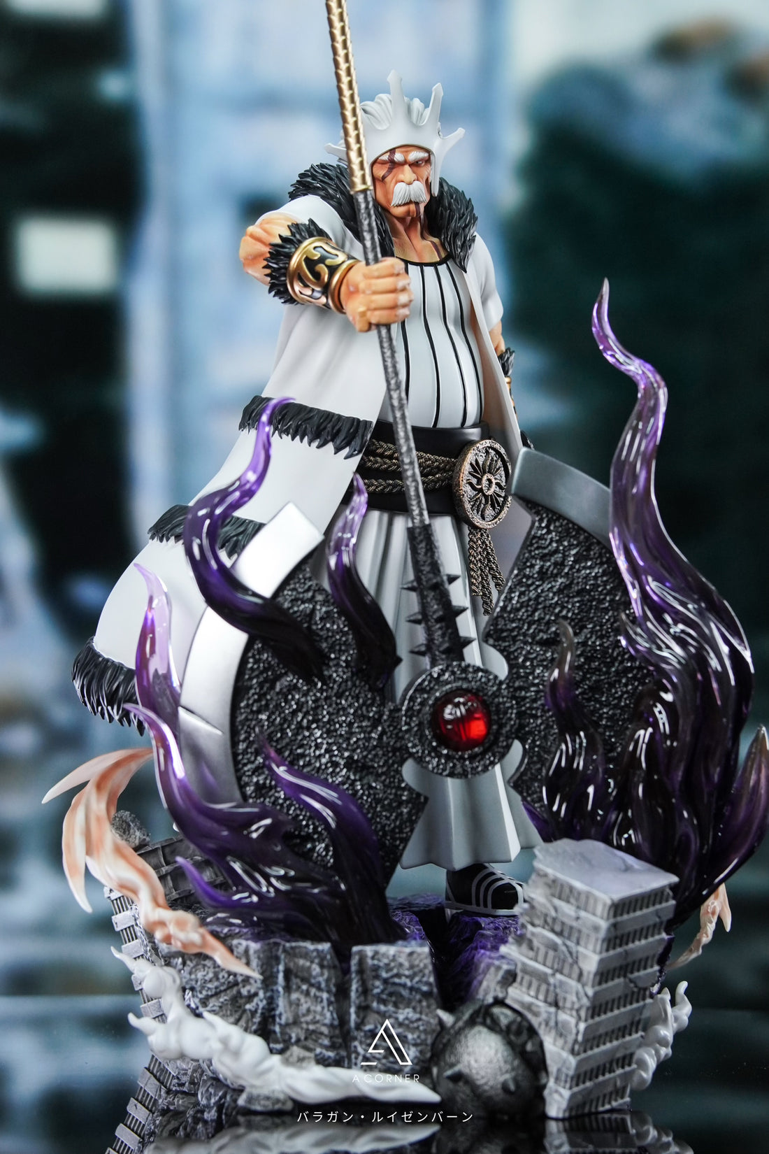 Bleach AC Studio Grimmjow Jaegerjaques x Baraggan Louisenbairn Resin Statue