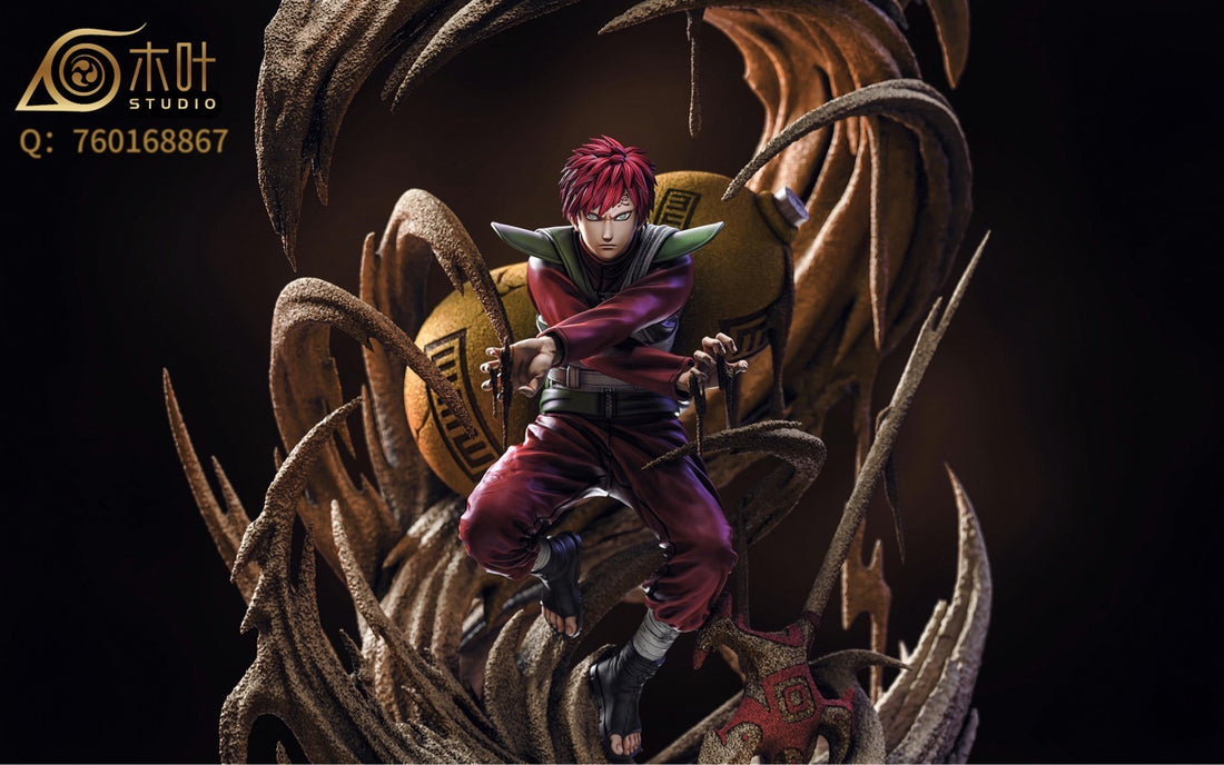 Naruto Konoha Studio Kazekage Gaara Resin Statue