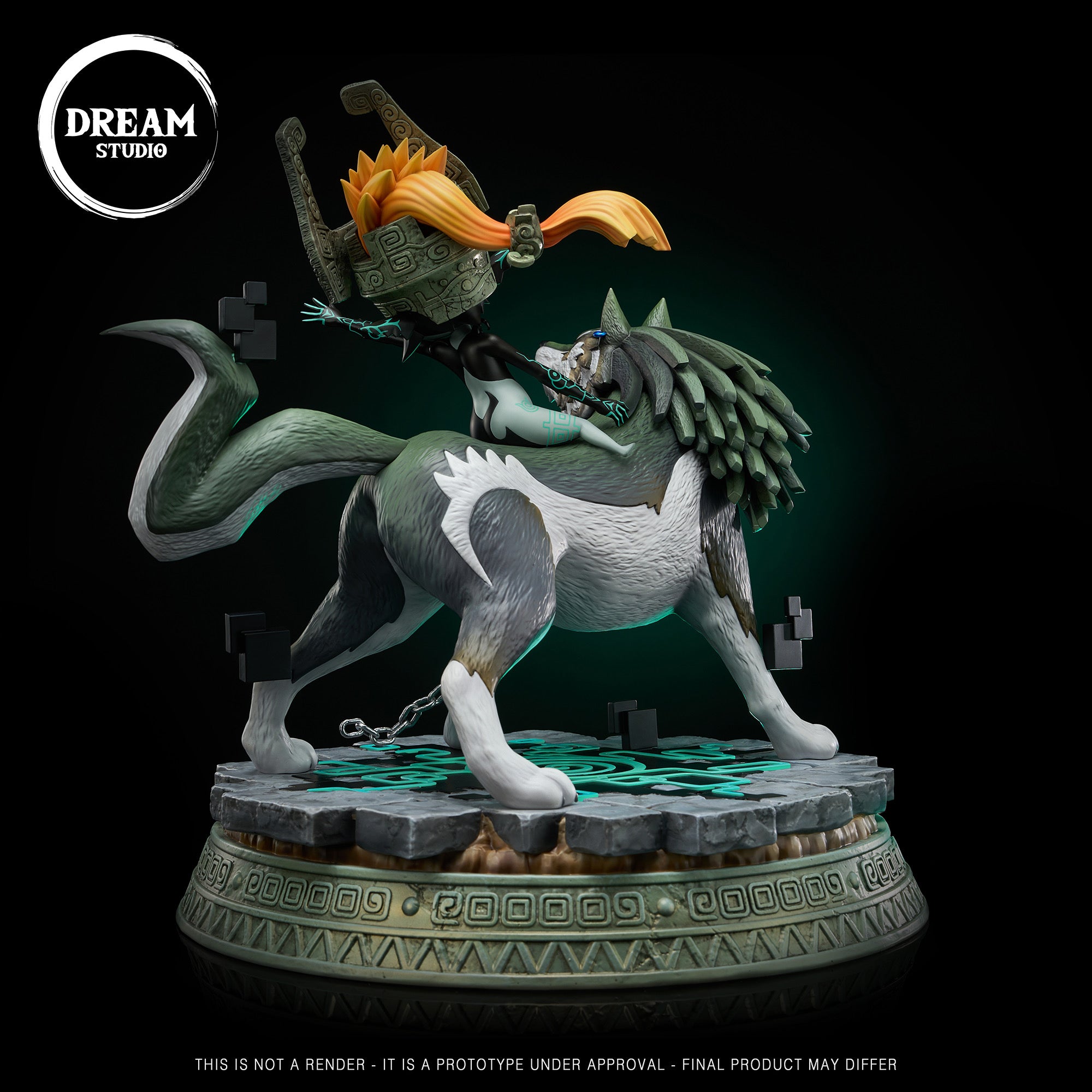 The Legends Of Zelda Dream Studio Wolf Link Midna – ClubHouse Statues