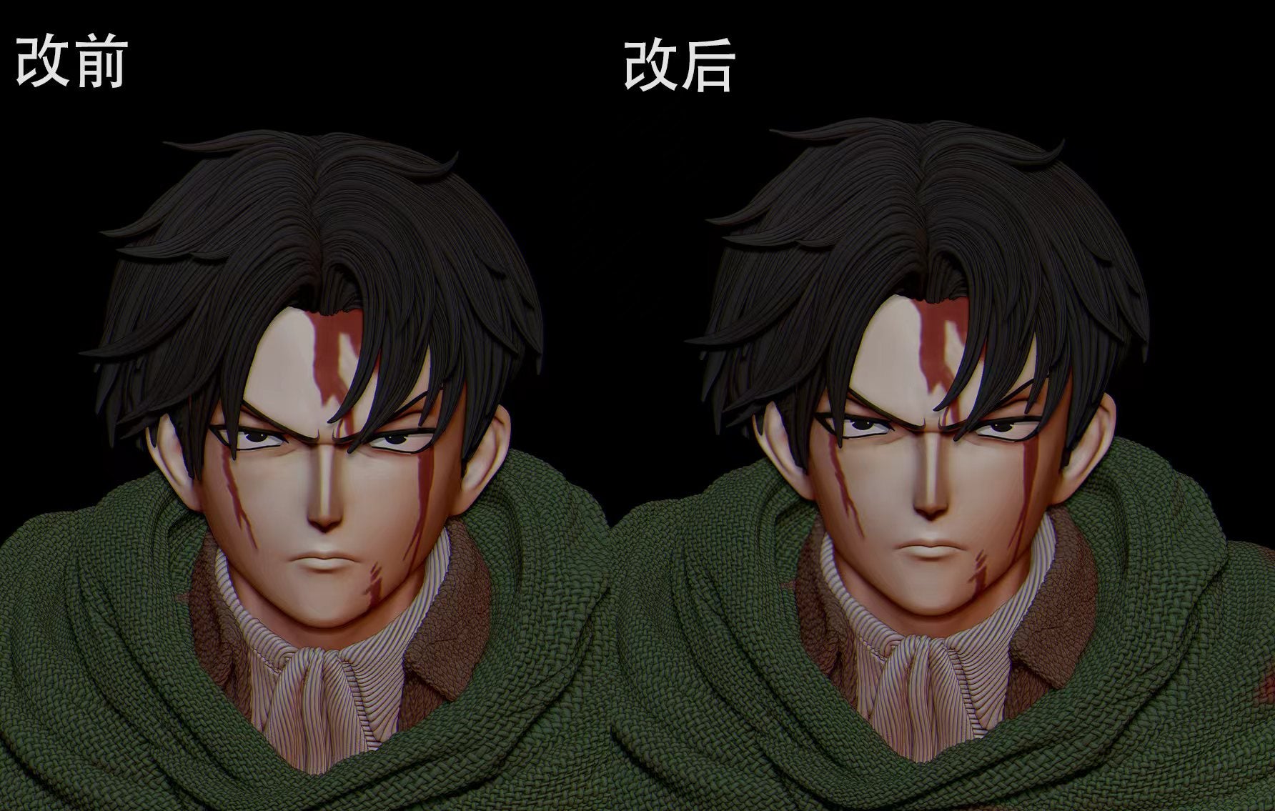 Attack on Titan Hertz Studio Levi X Erwin Resin Statue – ClubHouse