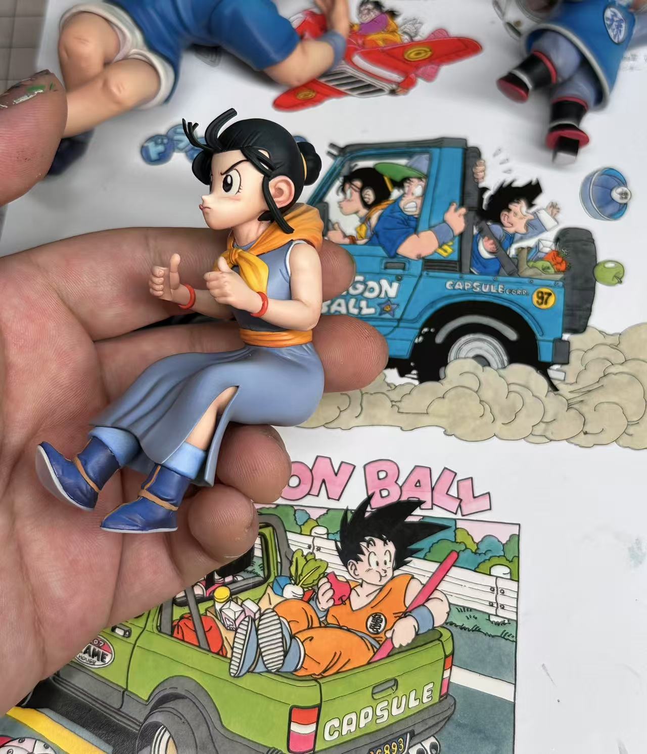 Dragon Ball Piccolo Studio Goku x Chichi x Gohan Car – ClubHouse
