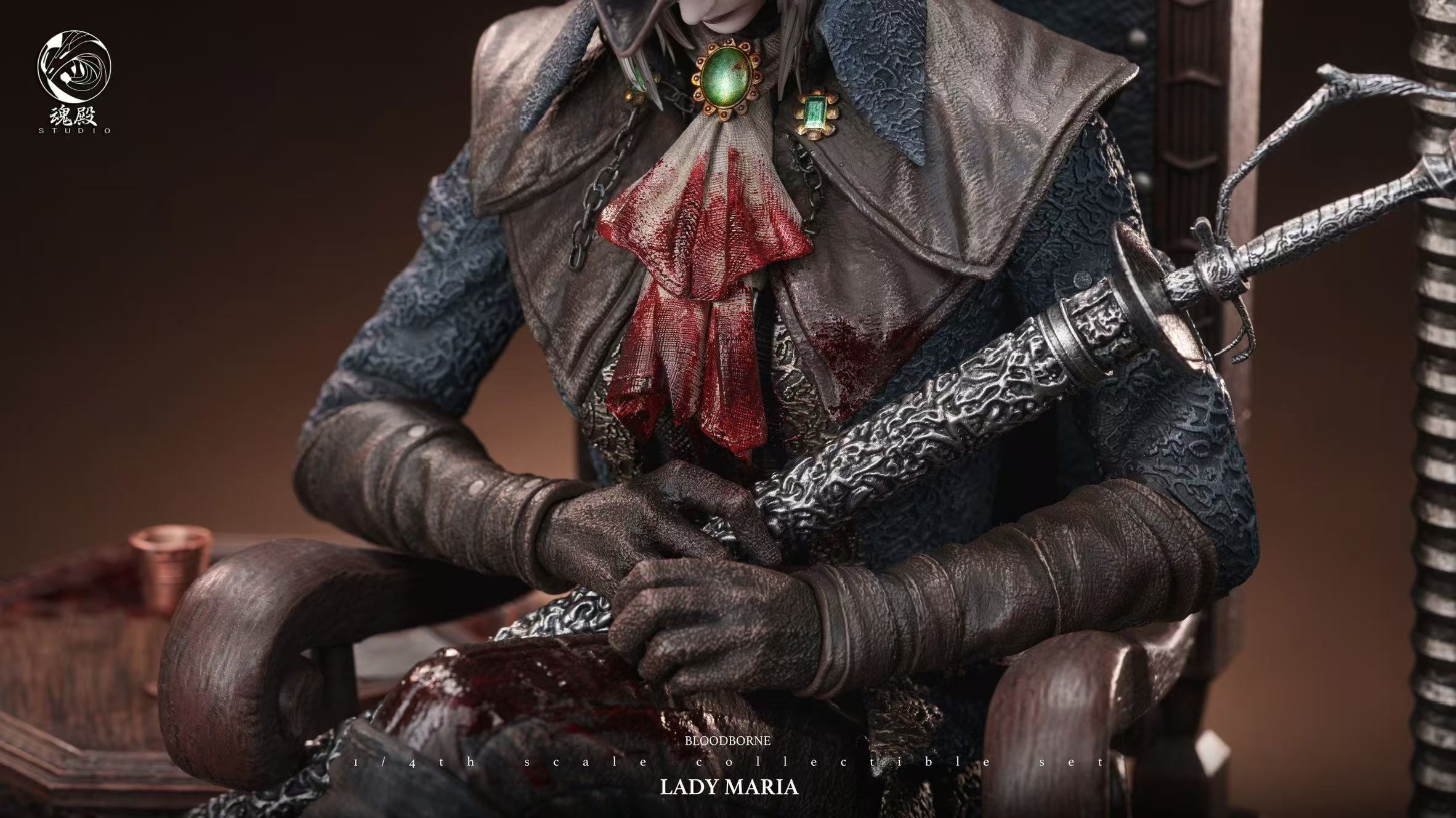 Bloodborne HunDian Studio Lady Maria 3.0 – ClubHouse Statues