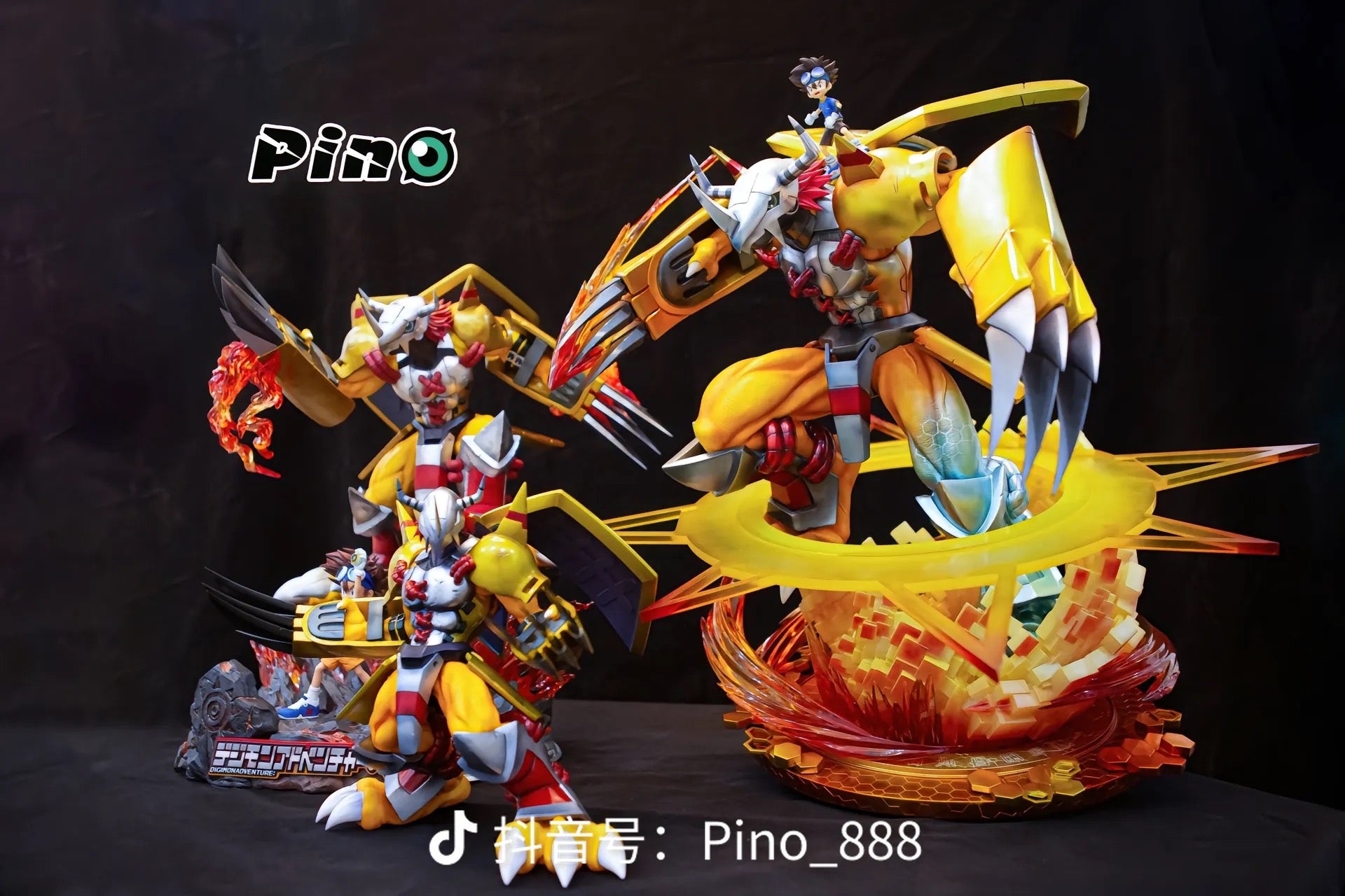 Digimon Unique Art Studio War Greymon Yagami Taichi Licensed