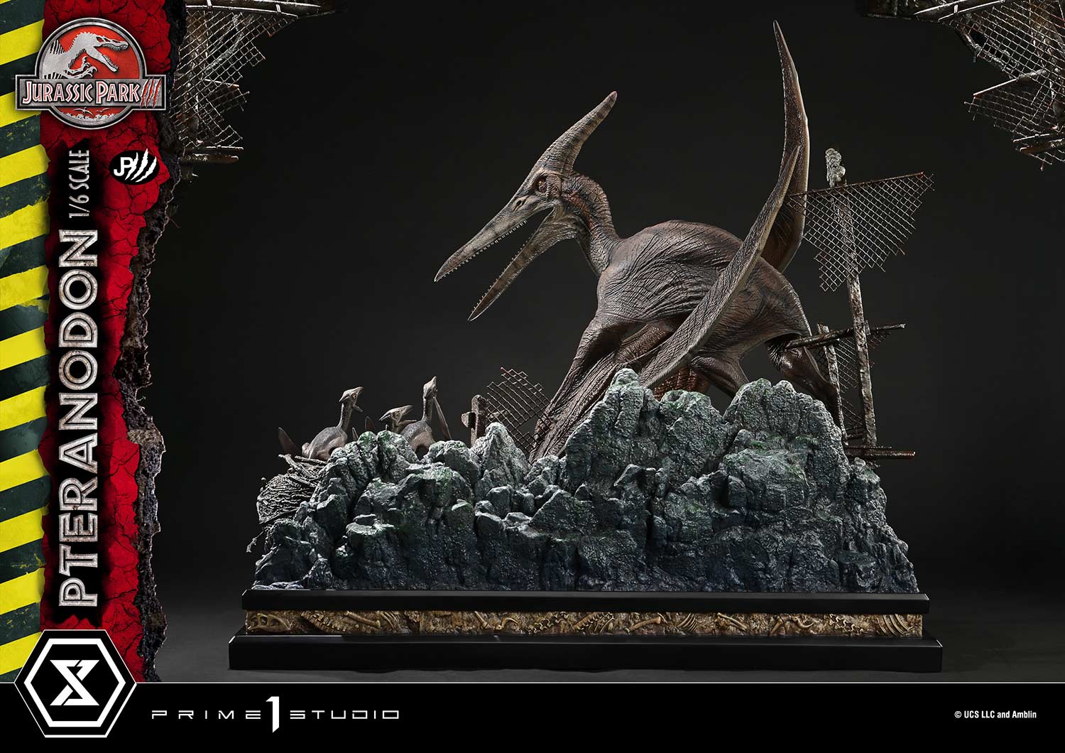 Jurassic Park Prime 1 Studio Pteranodon Licensed – ClubHouse Statues