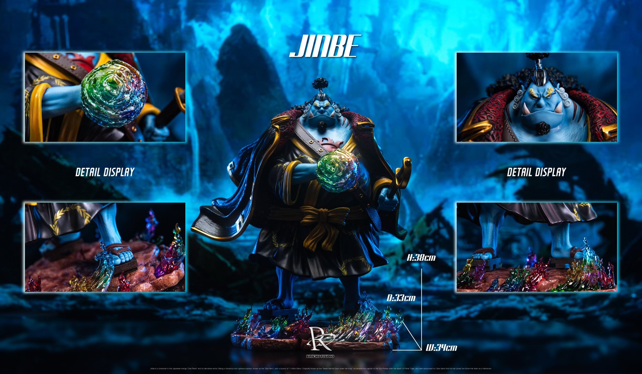 One Piece BRIGHT Studio Jinbe Film Z Series – ClubHouse Statues