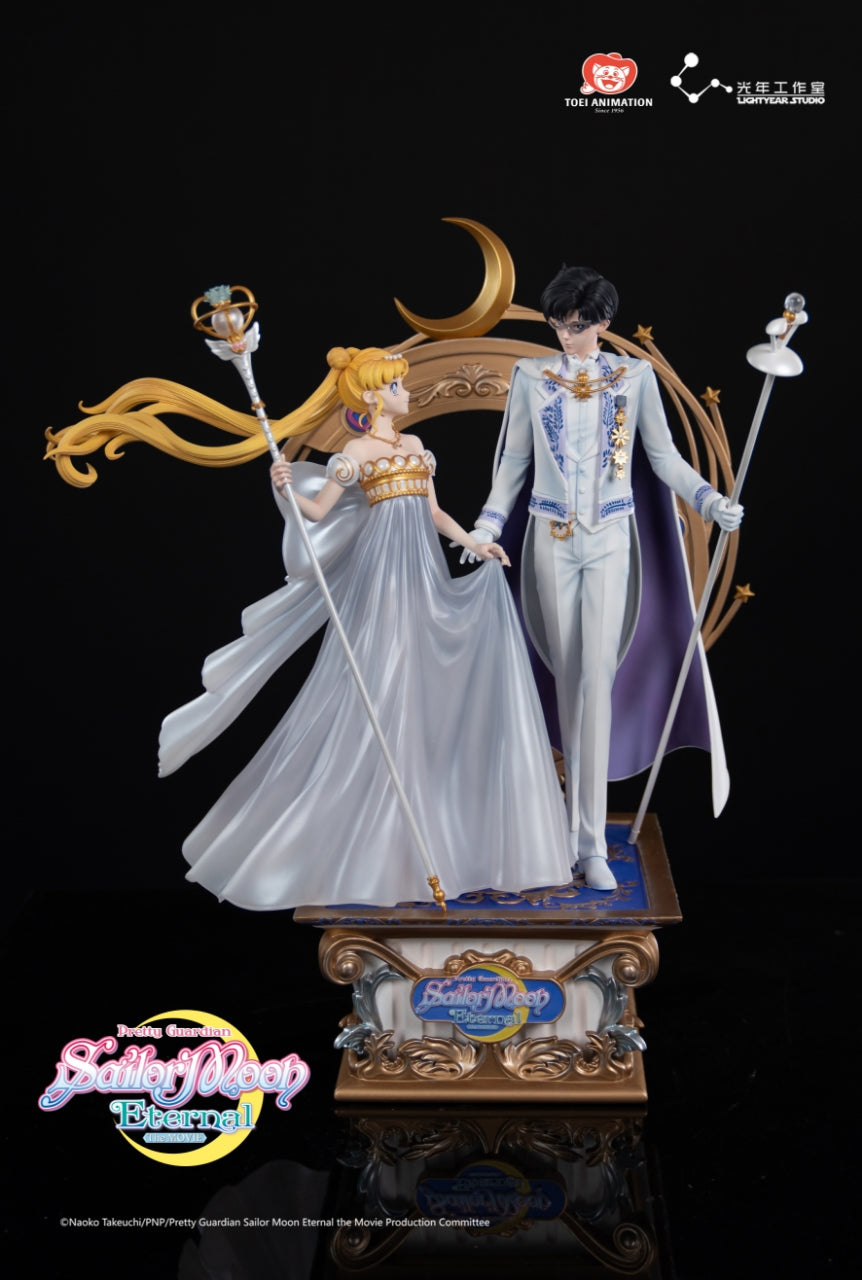 Sailor Moon Light Year Studio Queen Serenity x King Endymion Licensed Resin Statue