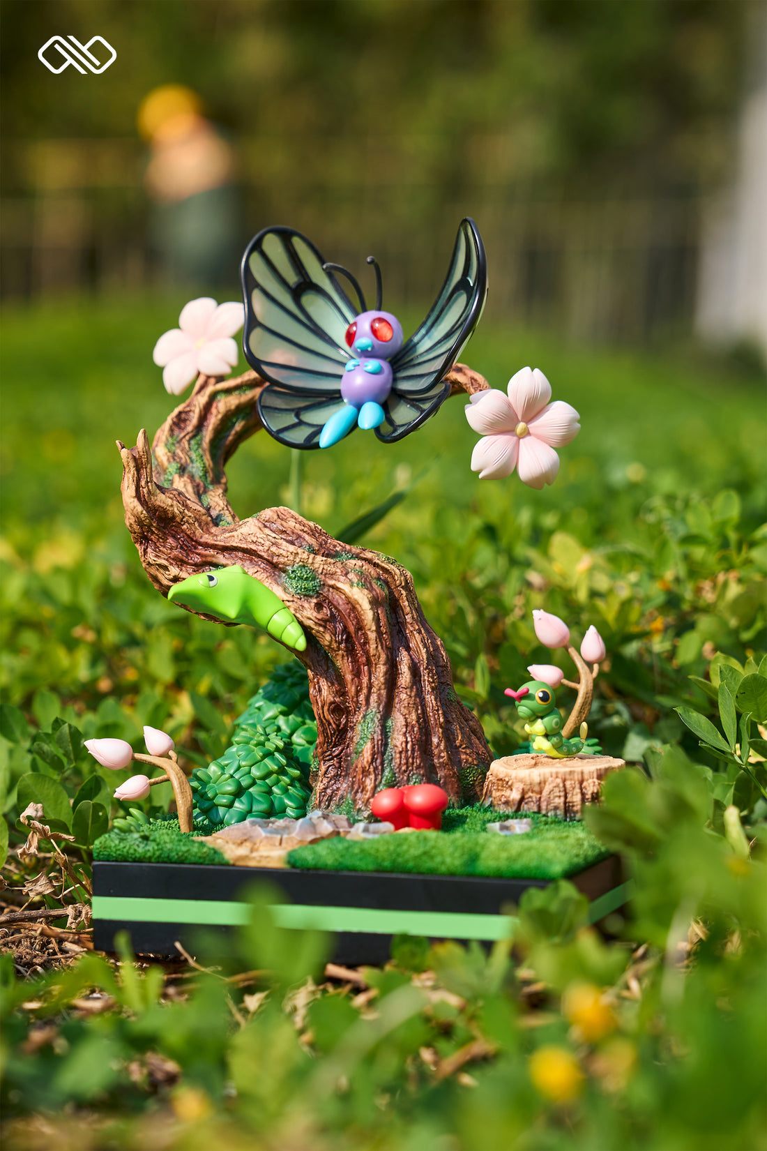 Pokemon Infinite Studio Caterpie Evolution Group Resin Statue