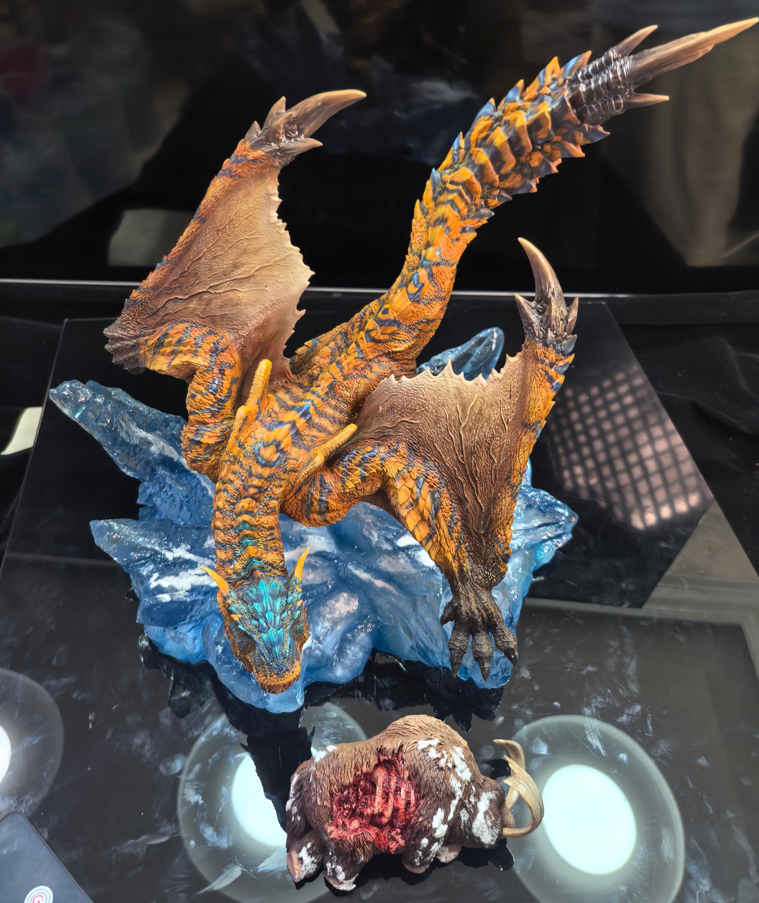 Monster Hunter Frontier ドラゴンフィギュア Monster Hunter Black Fatalis Studio x Dragon Frontier Studio