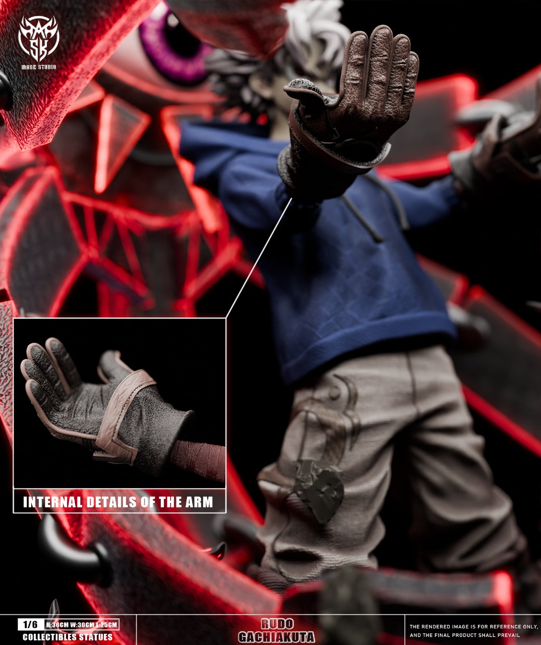 Gachiakuta Mask Studio Rudo Surebrec – ClubHouse Statues