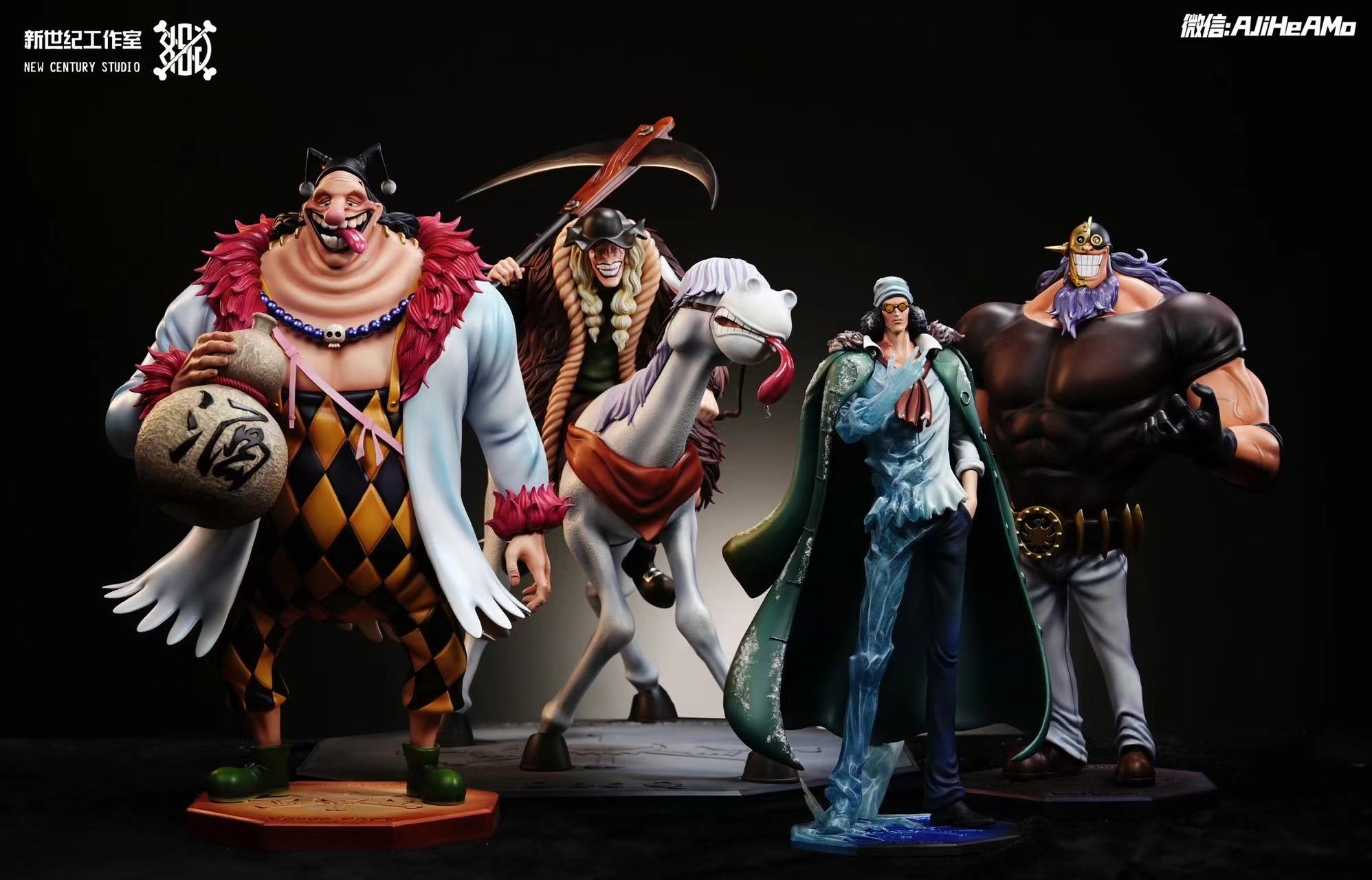 One Piece New Century Studio Blackbeard Pirates Resin Statue