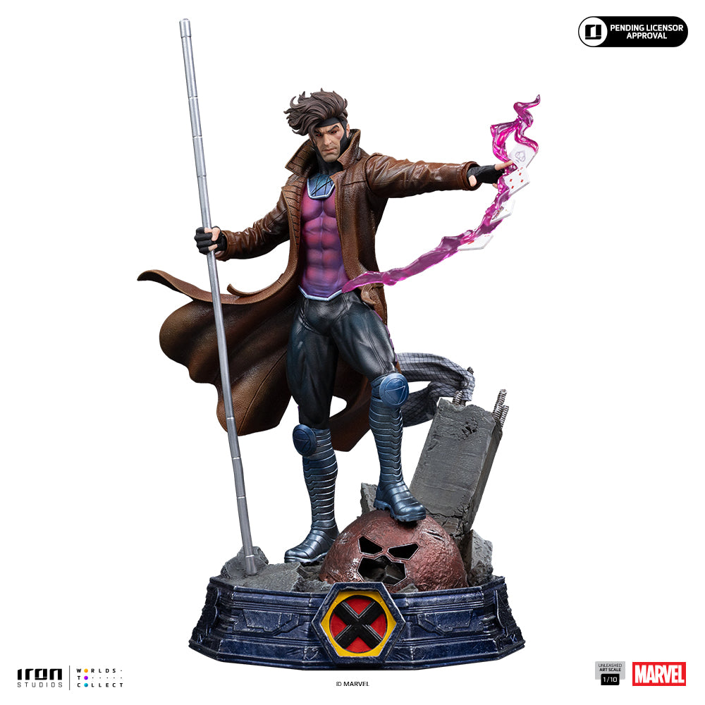 X Men Iron Studio Gambit Unleashed