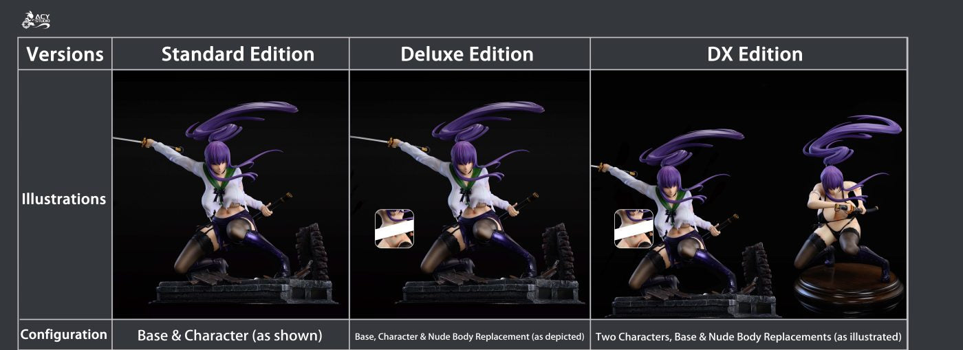 Highschool Of The Dead ACY Studio Busujima Saeko – ClubHouse Statues