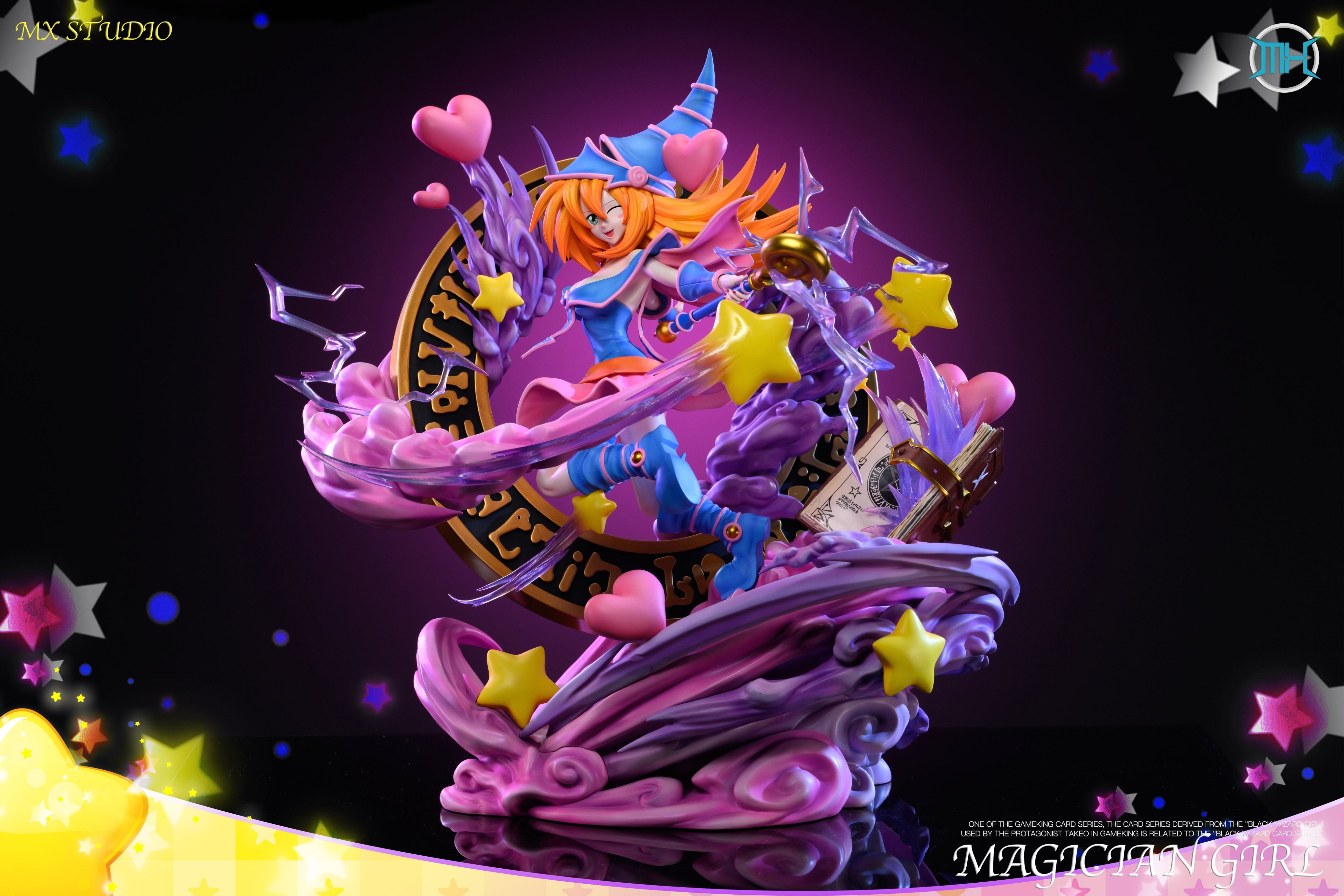 Yu Gi Oh MX Studio Dark Magician Girl Resin Statue – ClubHouse Statues