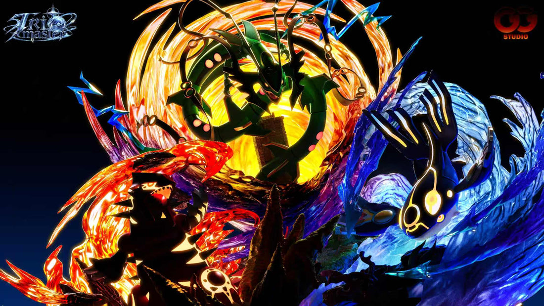 Pokémon Gugu Studio Mega Hoenn Weather Rayquaza x Groudon x Kyogre