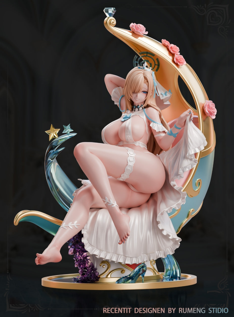 Blue Archive RuMeng Studio Wedding Dress Asuna Resin Statue