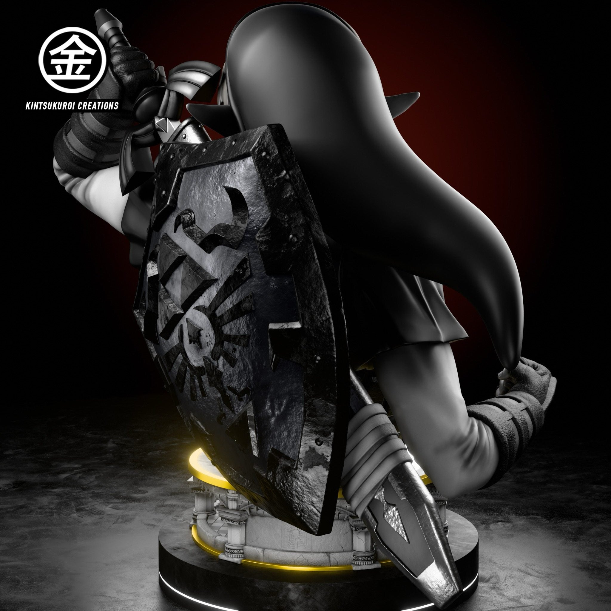 The Legend of Zelda Kintsukuroi Creations Oot Adult Link x Oot