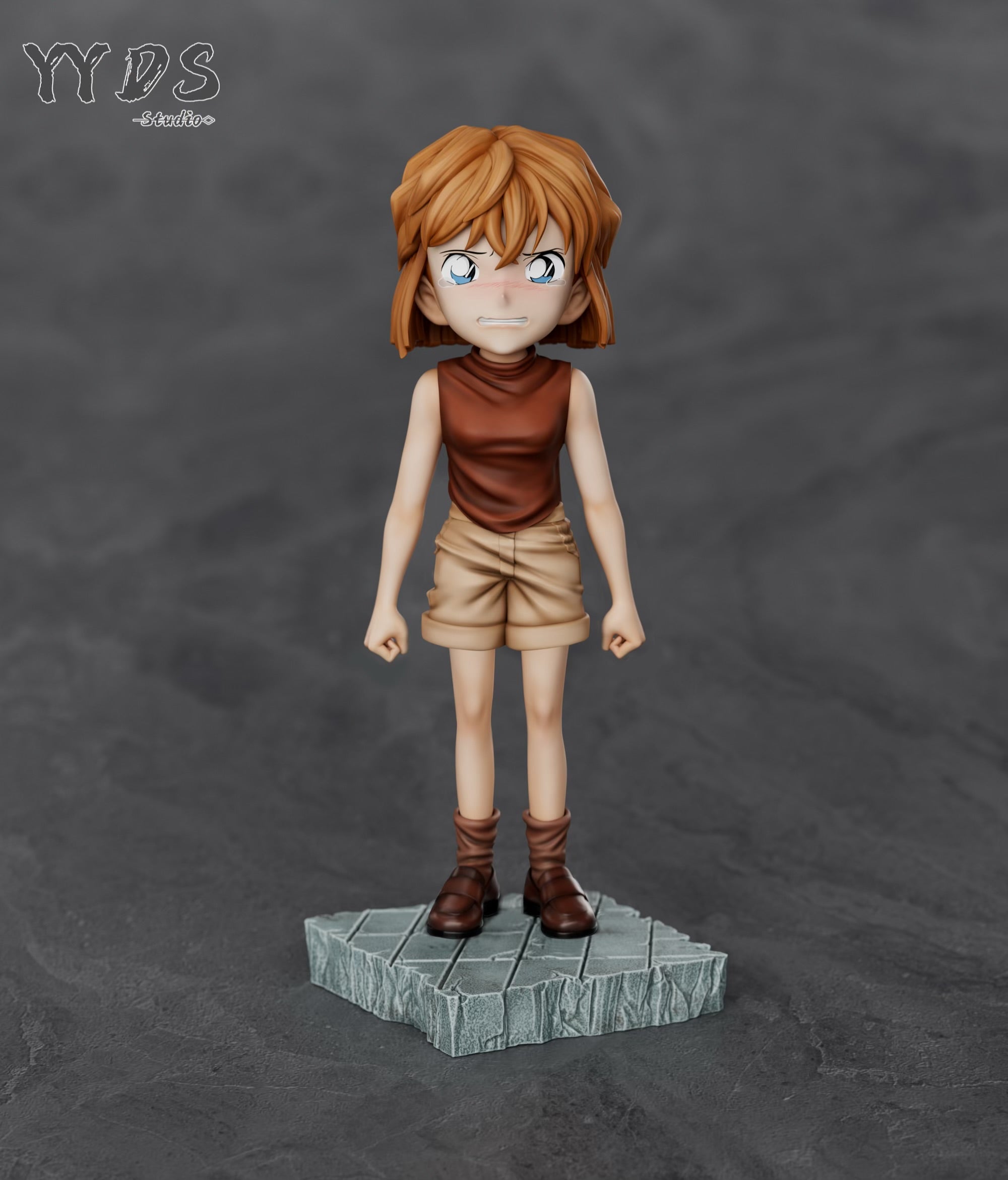 アクセス探偵 IHARA Detective Conan YYDS Studio Fake Crying Haibara Ai Resin Statue
