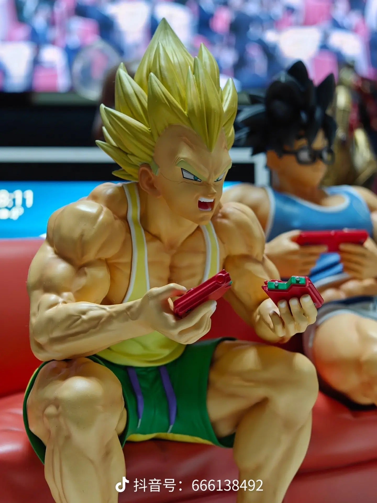 Dragon Ball FuzzFeet Studio Goku x Vegeta Gaming Resin