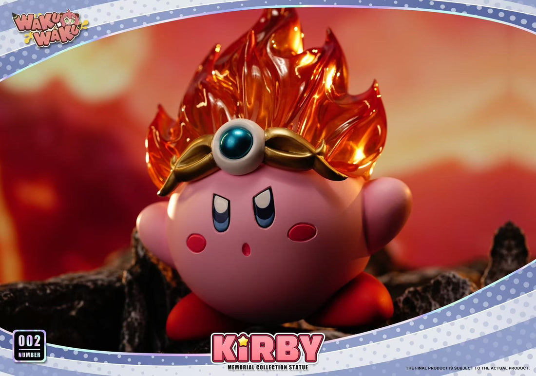 Kirby WakuWaku Studio Flame Kirby Resin Statue