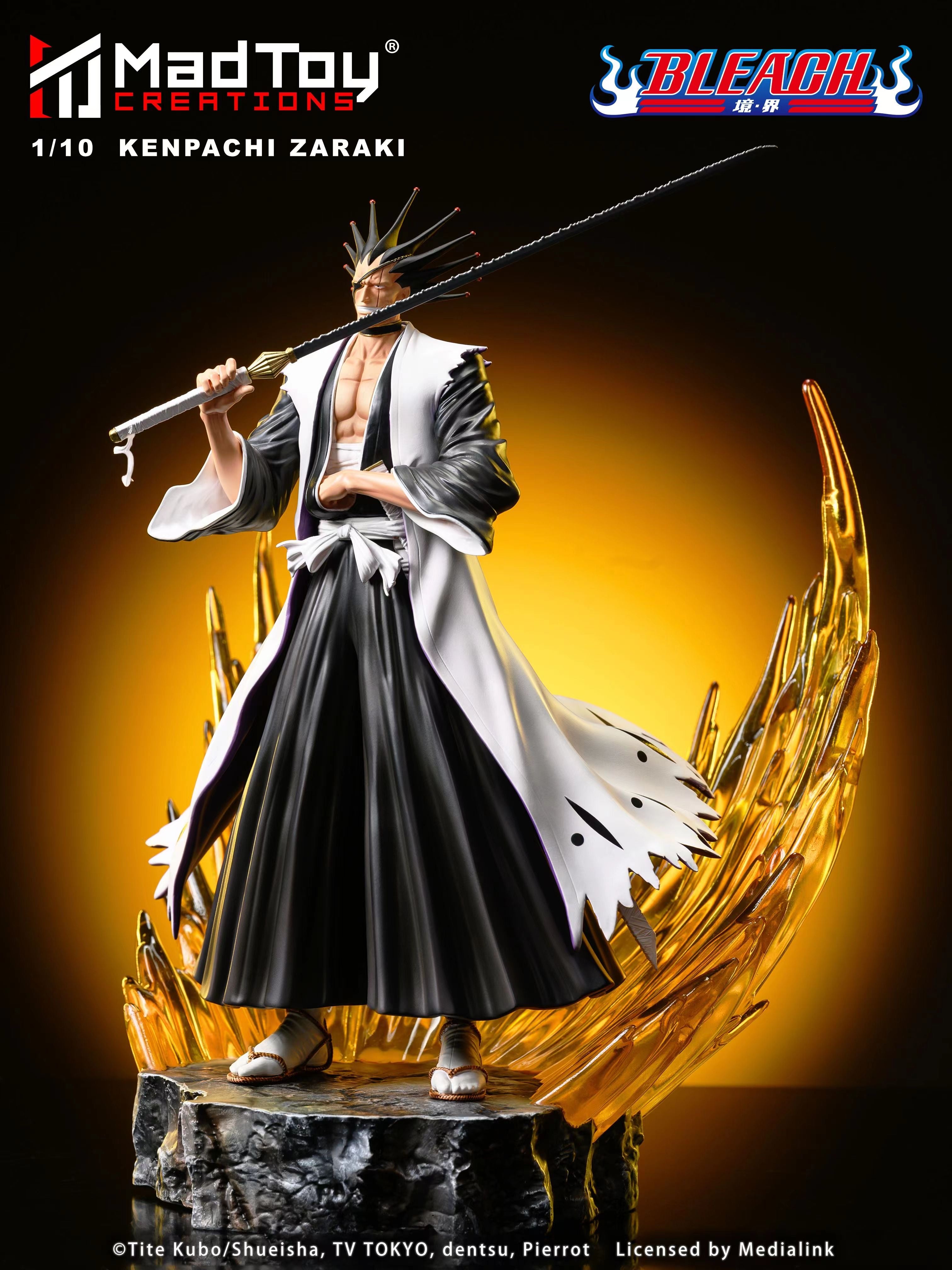 Bleach MadToy Creations Studio Zaraki Kenpachi Licensed Resin