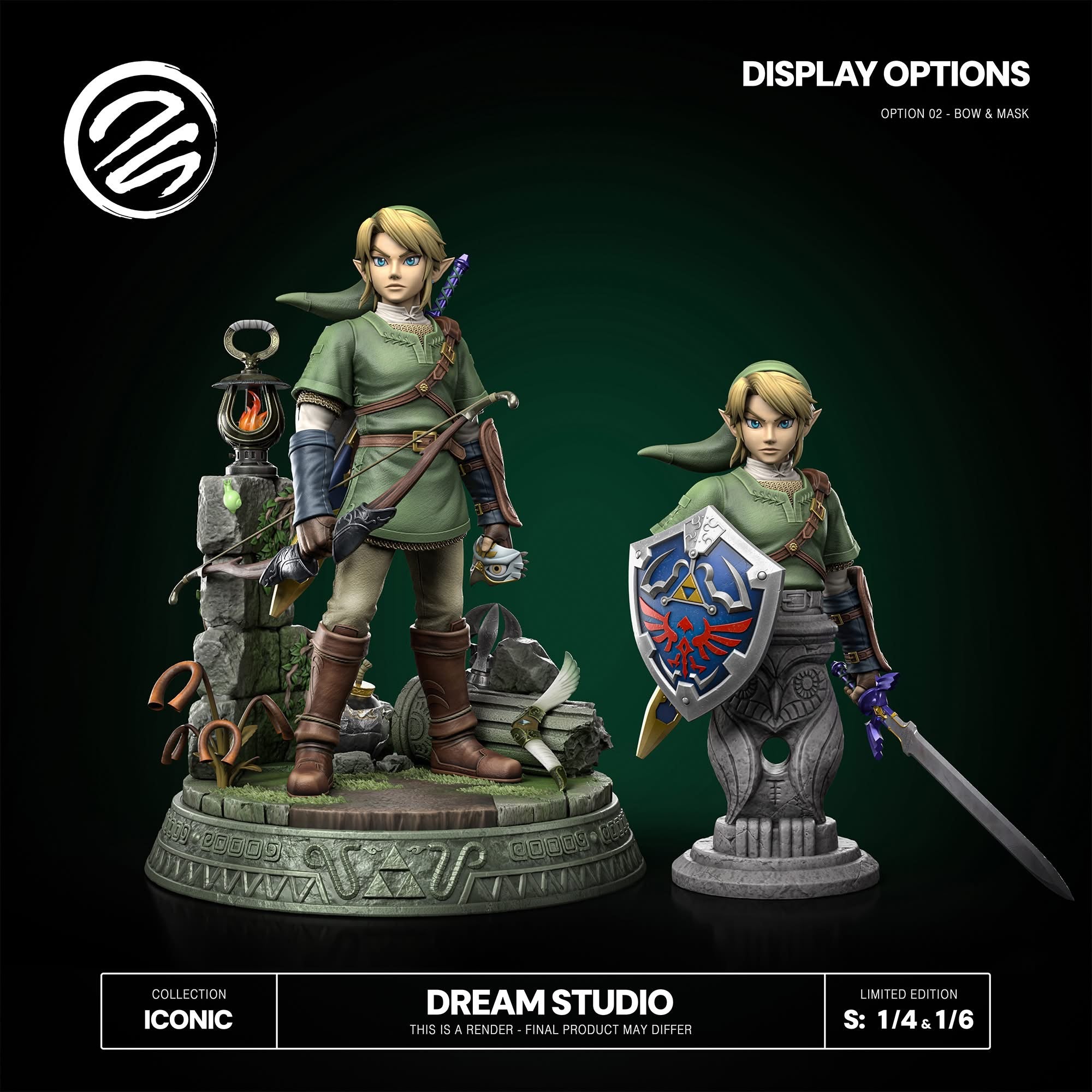 The Legend of Zelda Dream Studio Link Hero Of Twilight – ClubHouse Statues