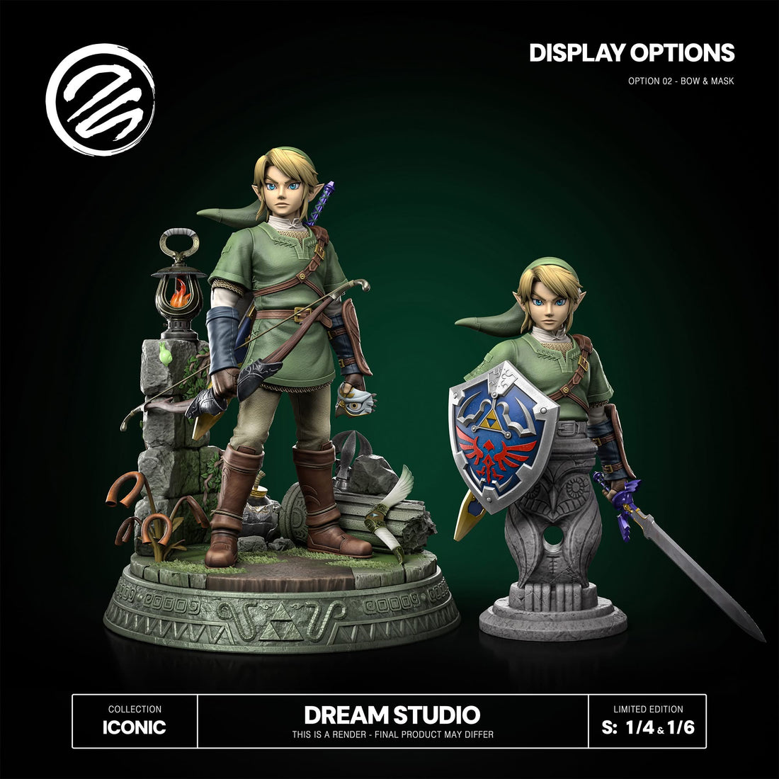 The Legend of Zelda Dream Studio Link Hero Of Twilight Resin Statue